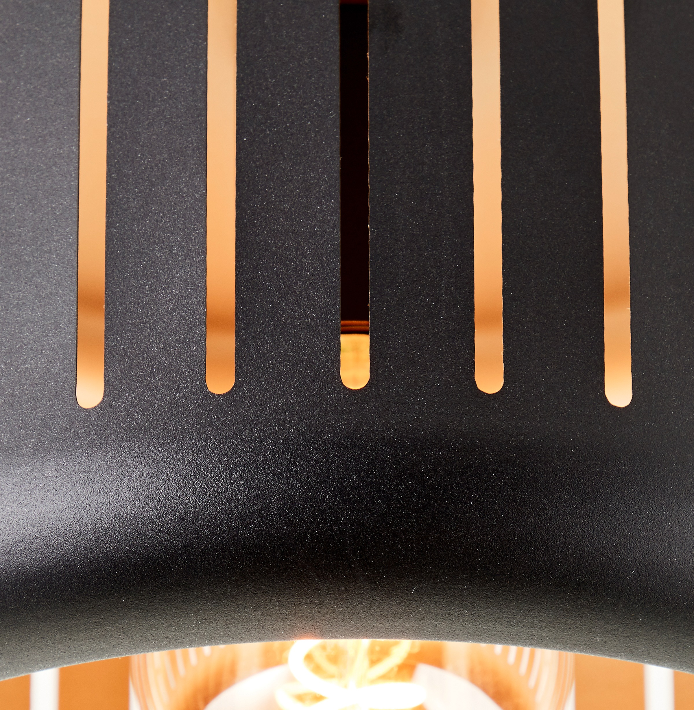 Brilliant Deckenleuchte »Tyas«, 1 flammig, Leuchtmittel E27 | ohne Leuchtmittel, 19 x 27 cm, E27, Metall, schwarz/goldfarben