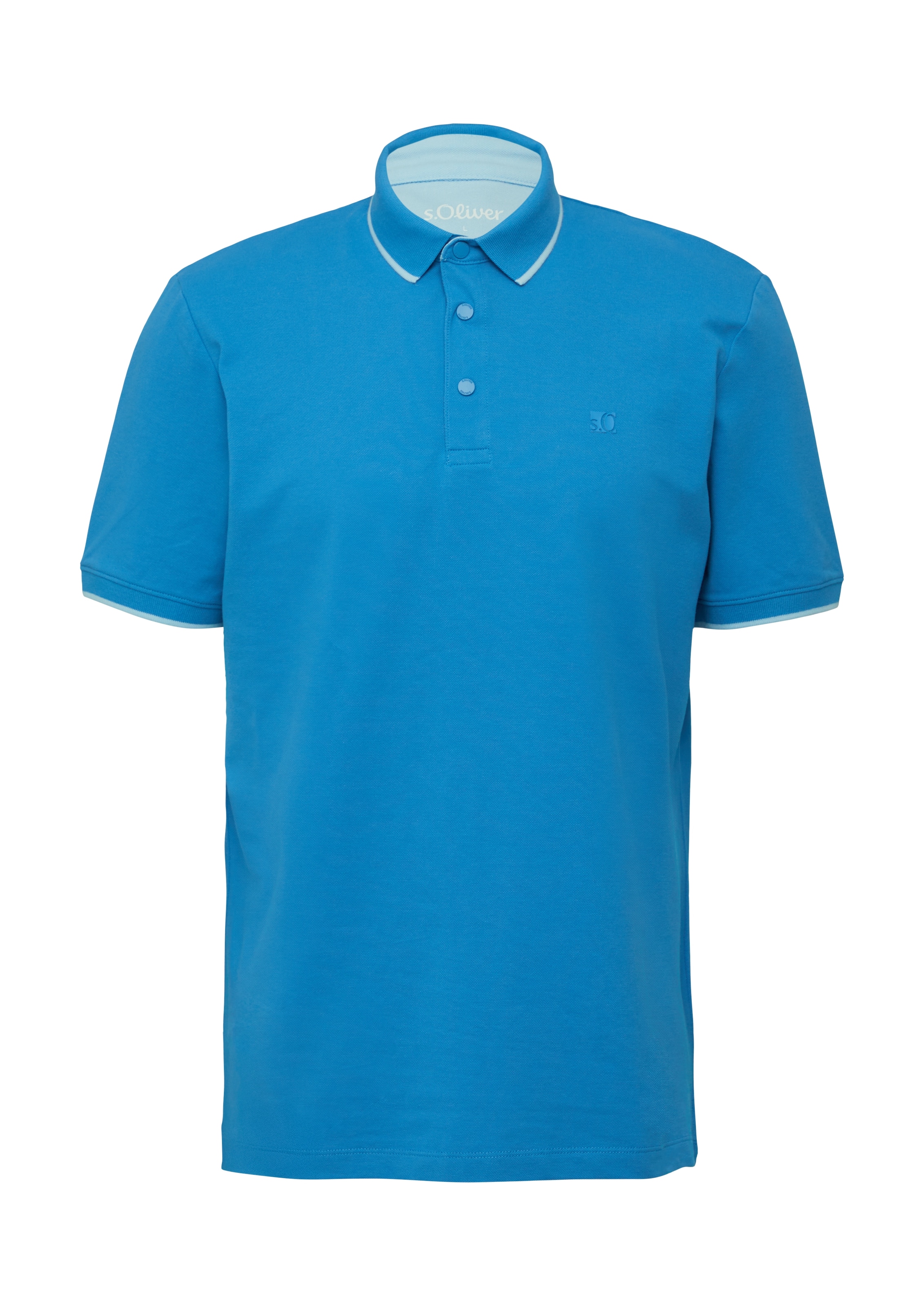 s.Oliver Poloshirt, mit Kontrast-Details