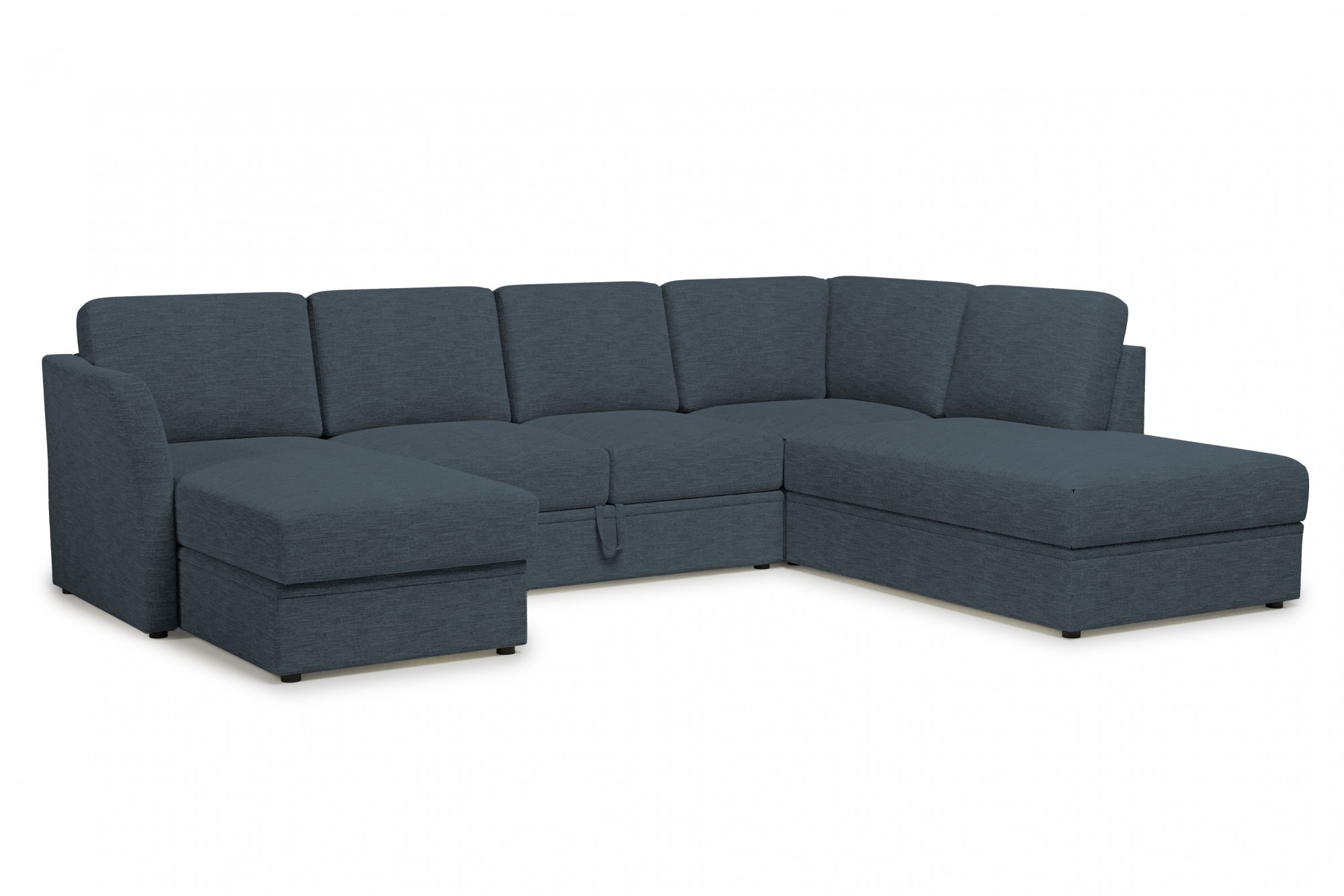 Home affaire Wohnlandschaft »Lavars Schlafsofa«, mit Bettfunktion und Stauraum, in zwei verschiedenen Bezugsqualitäten