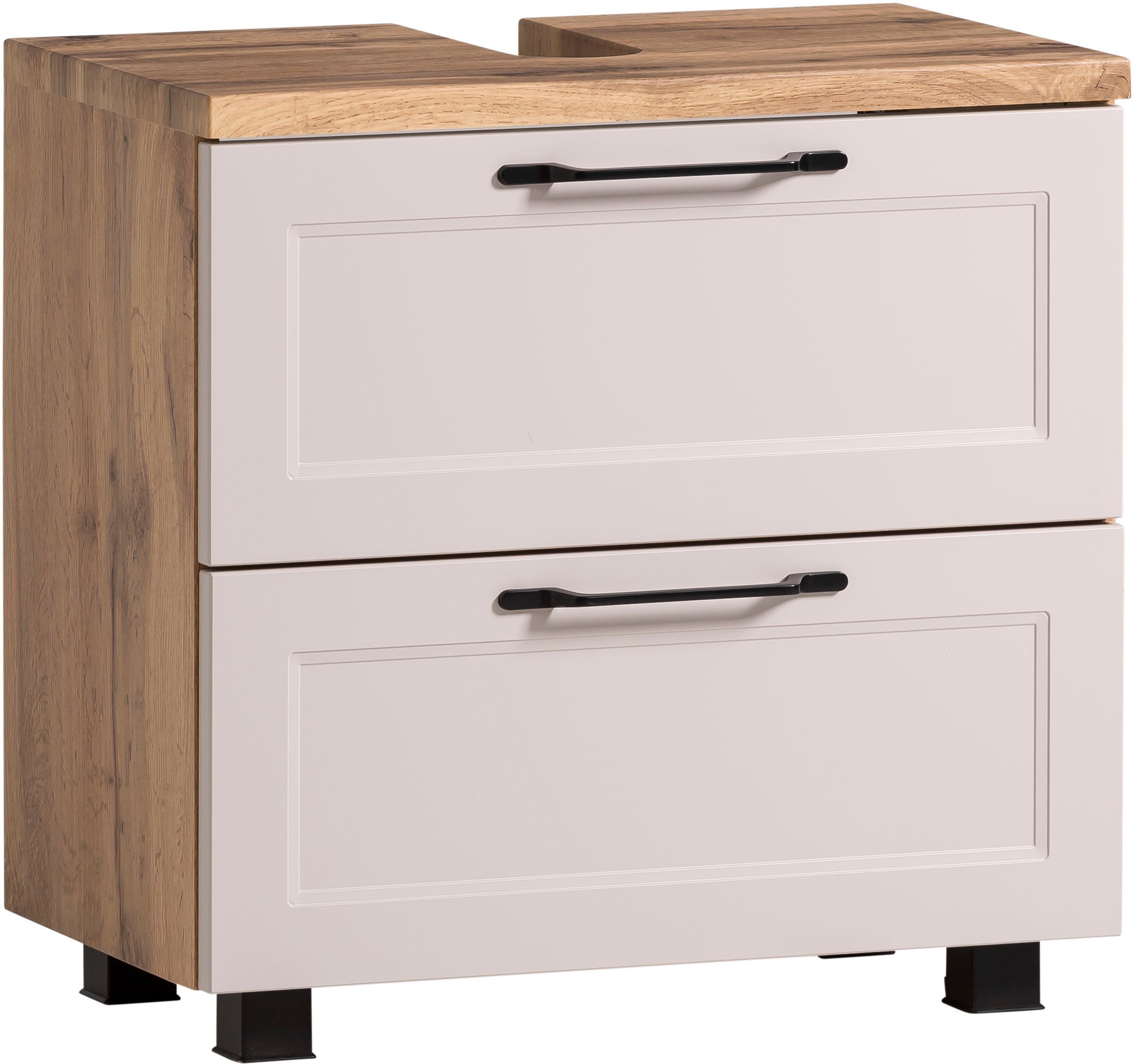 welltime Waschbeckenunterschrank "Lana" Badmöbel, 2 Schubladen, 60 cm breit günstig online kaufen