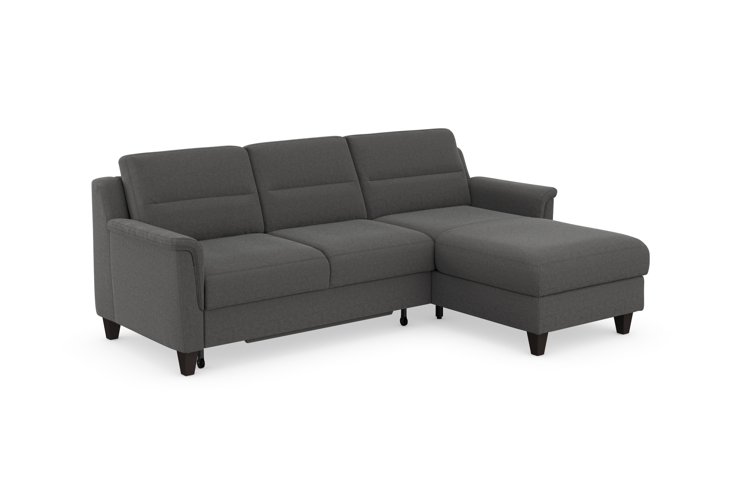 sit&more Ecksofa »Farö L-Form«, inklusive Federkern, wahlweise mit Bettfunktion und Bettkasten