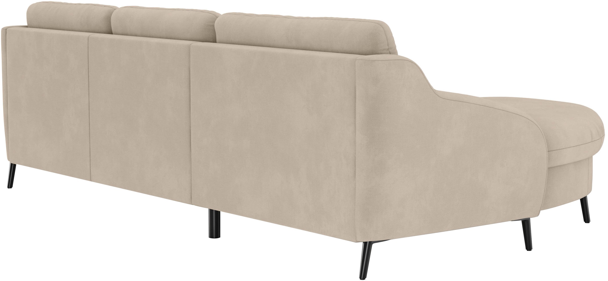 sit&more Ecksofa »Soul L-Form«, wahlweise mit Bettfunktion