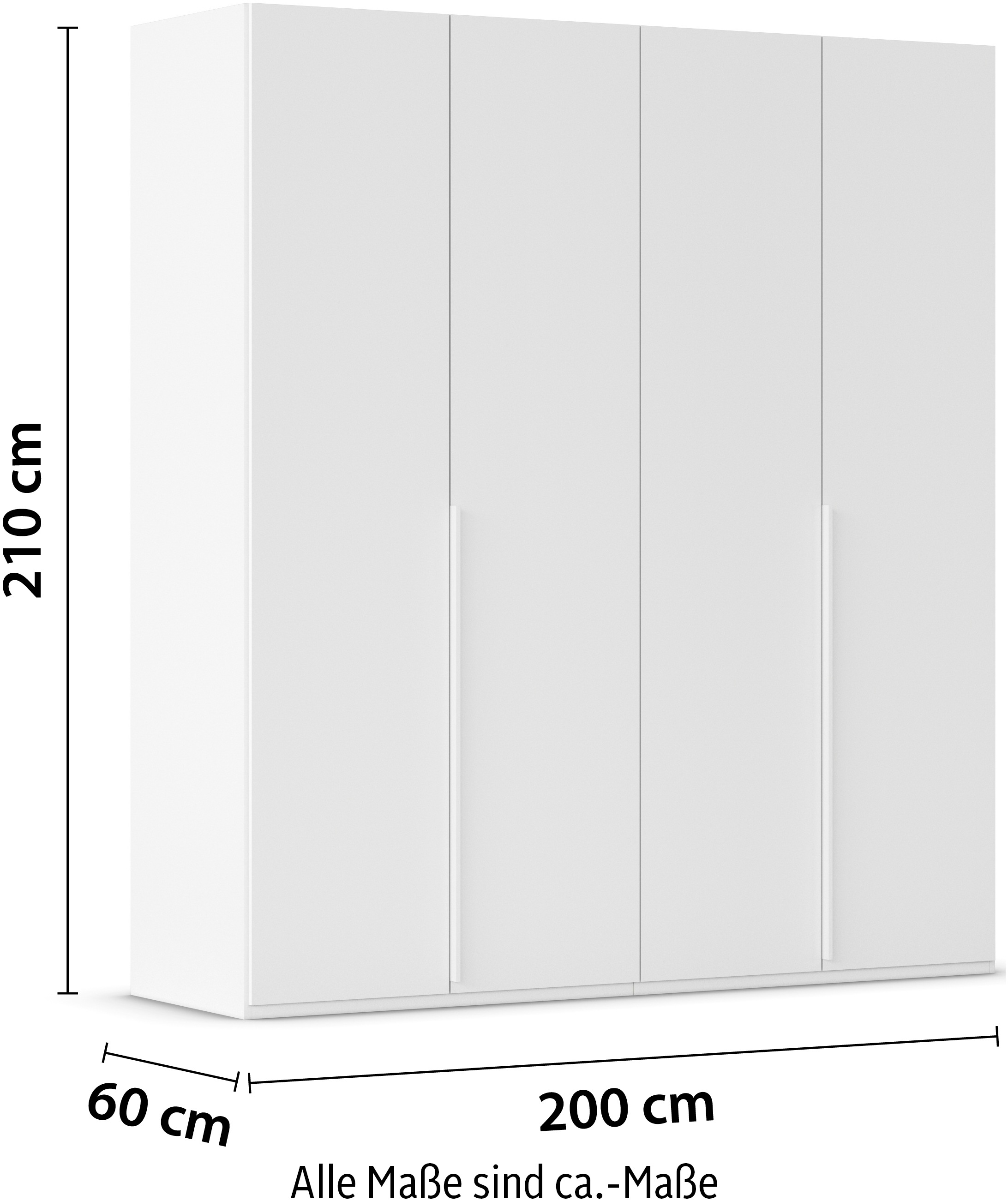 LeGer Home by Lena Gercke Kleiderschrank »Schrank Garderobe Ankleide Schlafzimmer Flur Serina«, (in 3 verschiedenen Ausstattungen BASIC/CLASSIC/PREMIUM), in 6 Breiten (101 - 401 cm) mit Front Glas oder Dekor MADE IN GERMANY