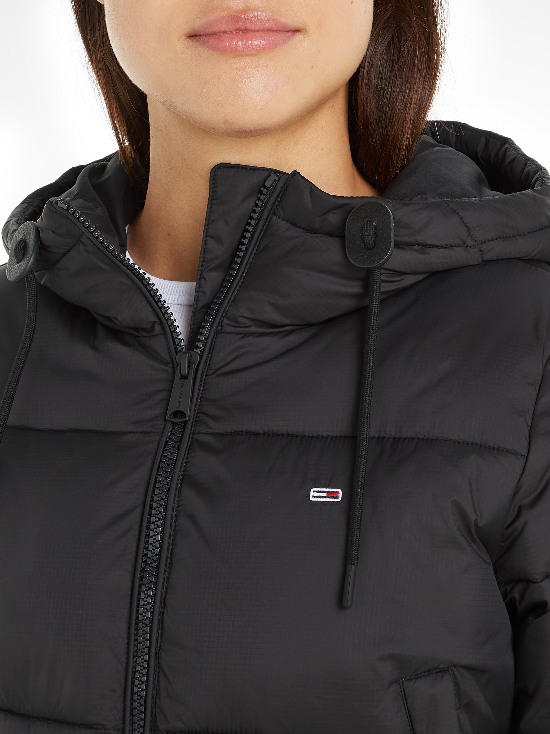 Tommy Jeans Steppjacke »TJW CRP HOODED PUFFER«, mit Kapuze, mit Kapuze