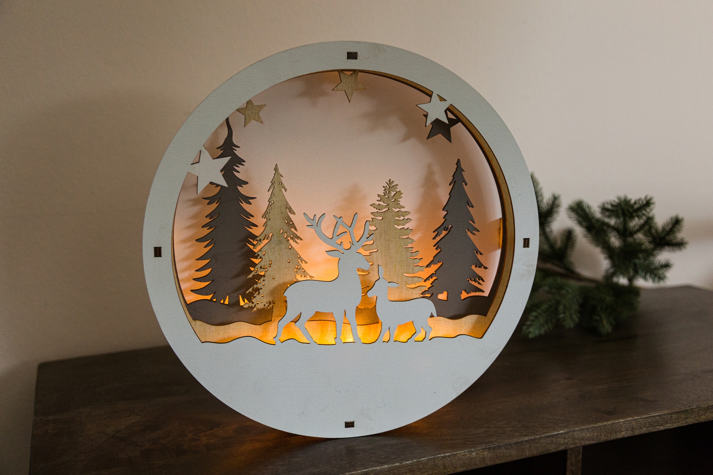 mit Accessoires Winterszenerie, ca. Beleuchtung, cm 29 kaufen Myflair Möbel Höhe LED Weihnachtsszene »Weihnachtsdeko«, &