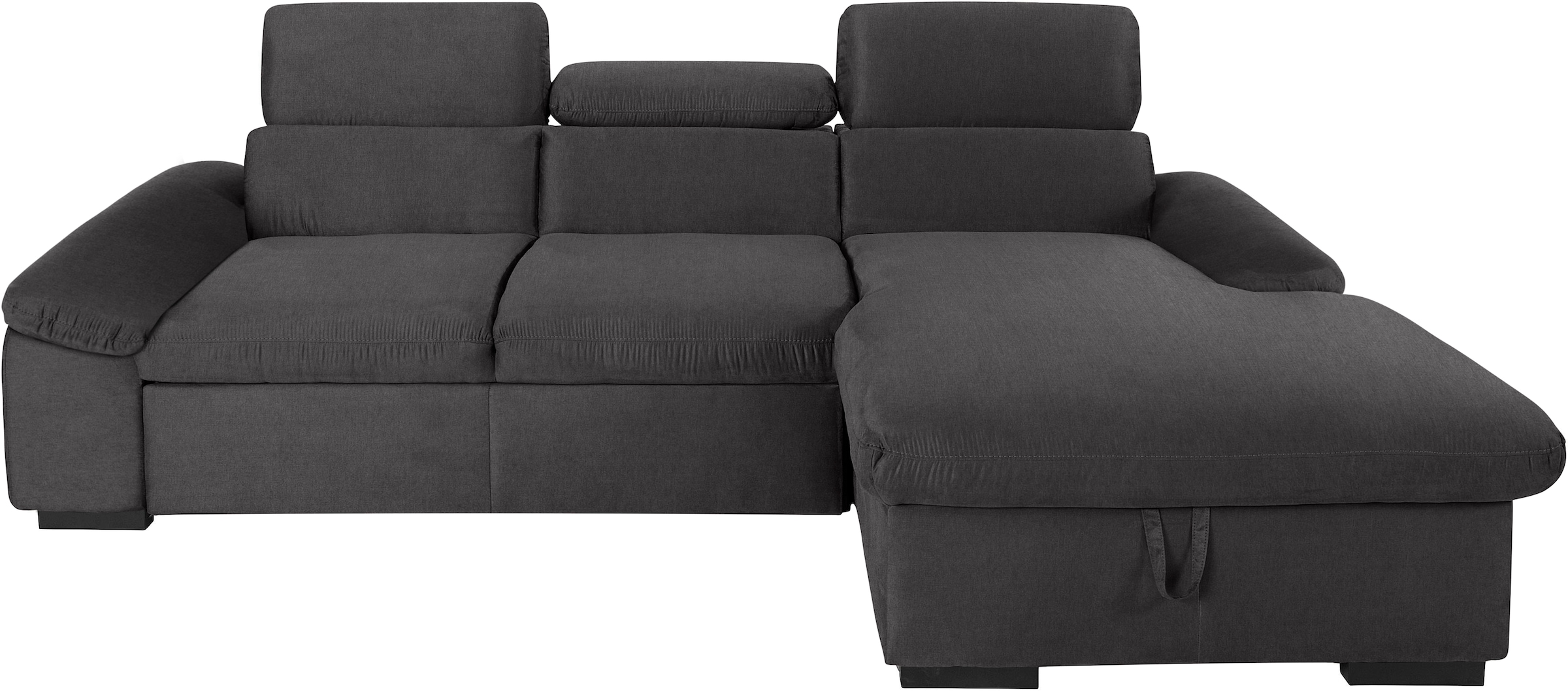 COTTA Ecksofa »Lola L-Form mit Kopfteilfunktion & Hocker«, (Set, mit Hocker günstig online kaufen