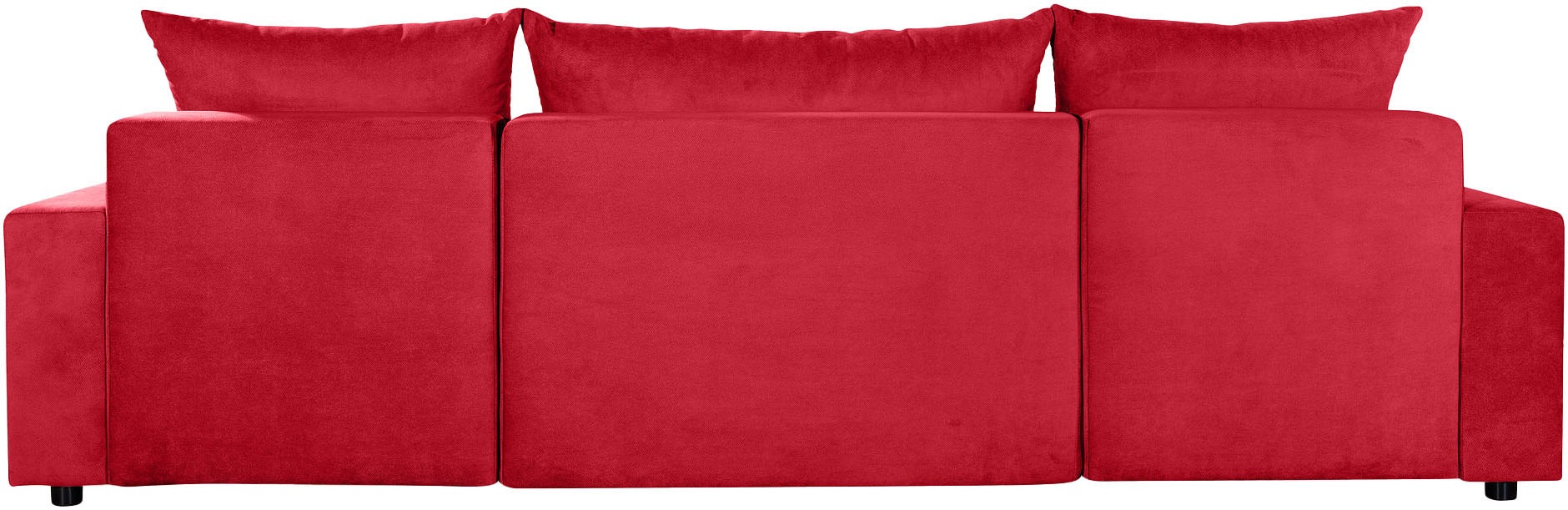 COLLECTION AB Wohnlandschaft »Pico U-Form, Breite 252, mit Schlaffunktion, Bettkasten & Zierkissen«, Liegefläche 117x220 cm