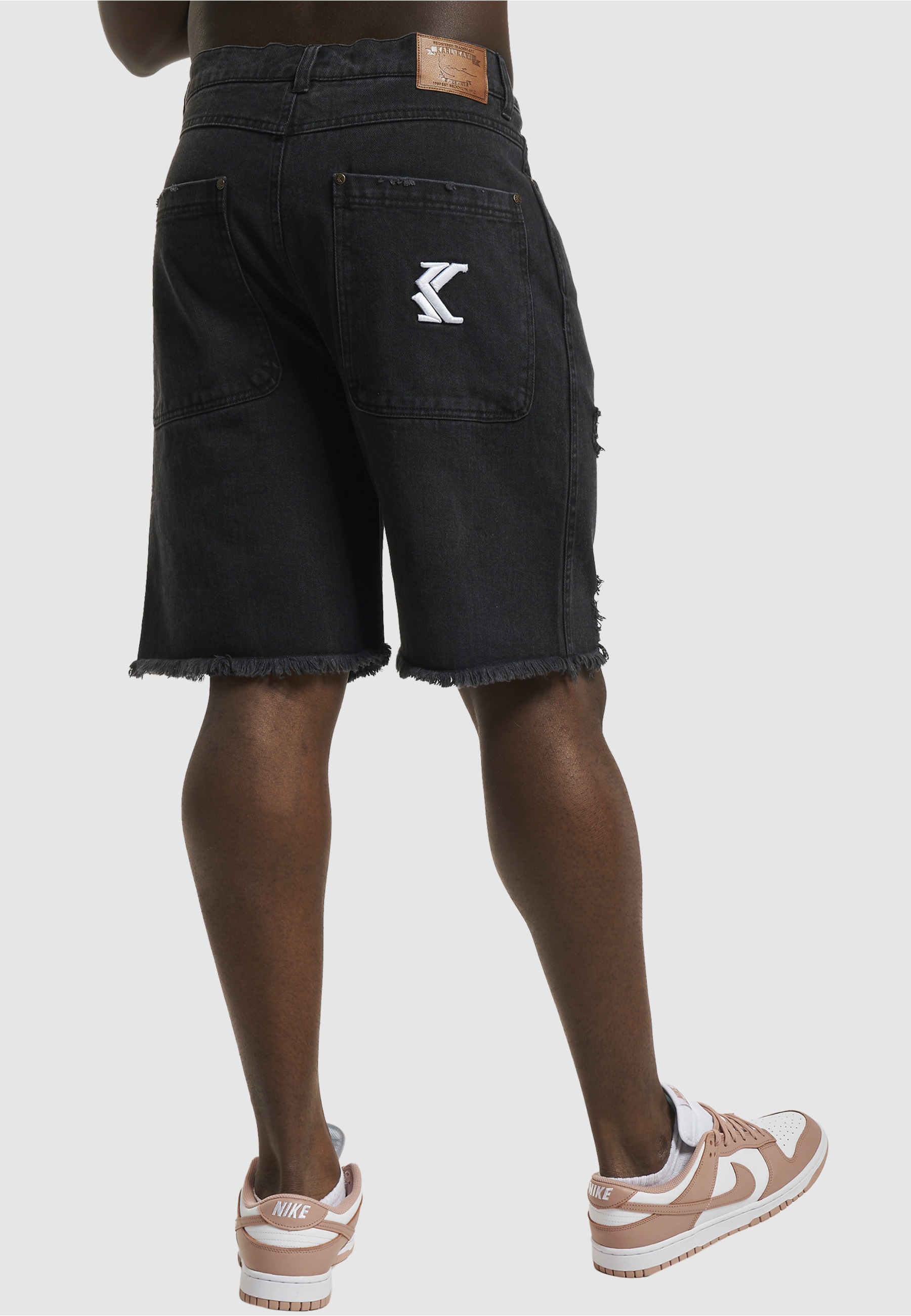 Karl Kani Jeansshorts »Karl Kani Herren KM232-027-2 KK OG Heavy Distressed Denim Shorts« 1 Stk.
