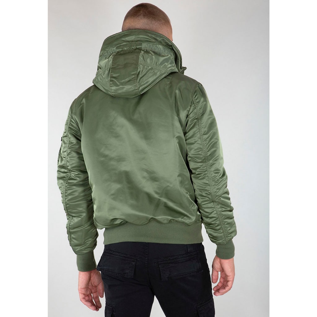 Alpha Industries Bomberjacke »MA-1 HOODED«, mit Kapuze