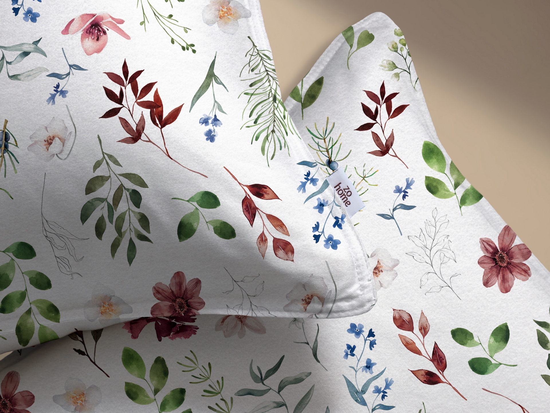 ZO HOME Bettwäsche »Zohome Bettwäsche Baumwolle Flanell Celeste« 2 Bettwäsche aus 100% Baumwolle, hochwertige Flanell, ab 135x200 cm.