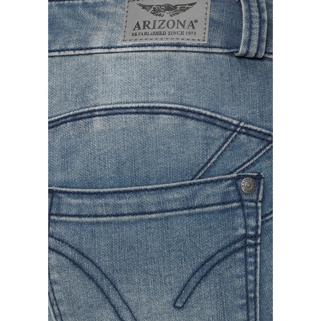 Arizona Jeansbermudas »Shaping«, Mid Waist