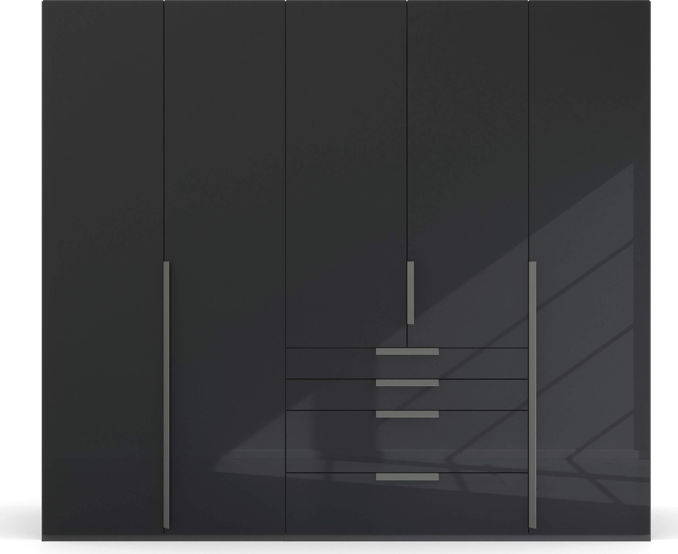 rauch Drehtürenschrank »Purisma«, mit Glasfront, Schubladen und umfangreichem Zubehör, mit Soft-Close