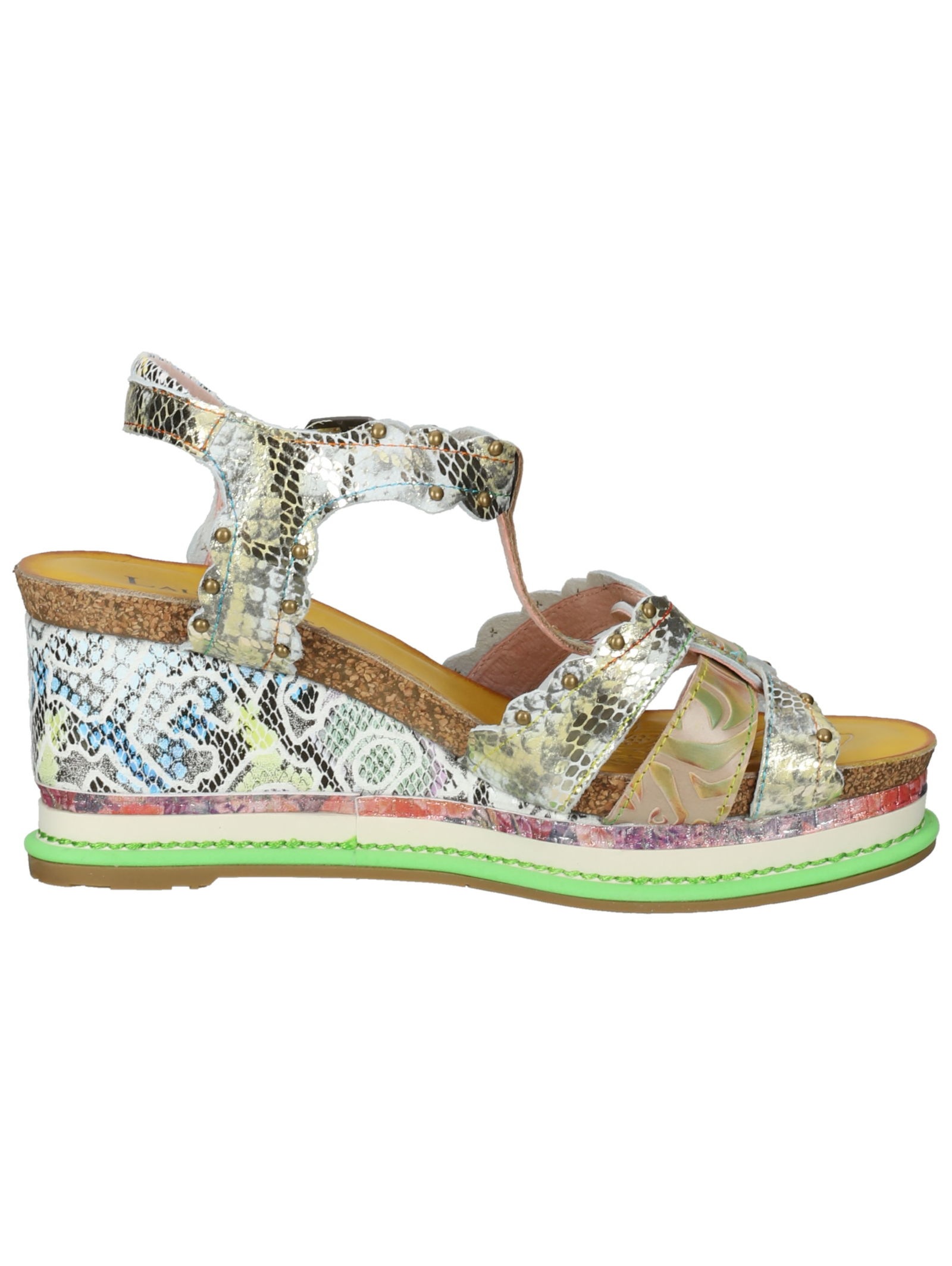 LAURA VITA Keilsandalette »LAURA VITA Sandalen Leder«