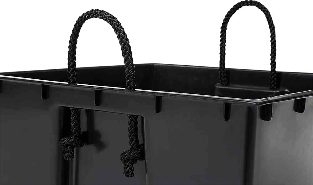 Siena Garden Pflanzkübel Rillenoptik, eckig