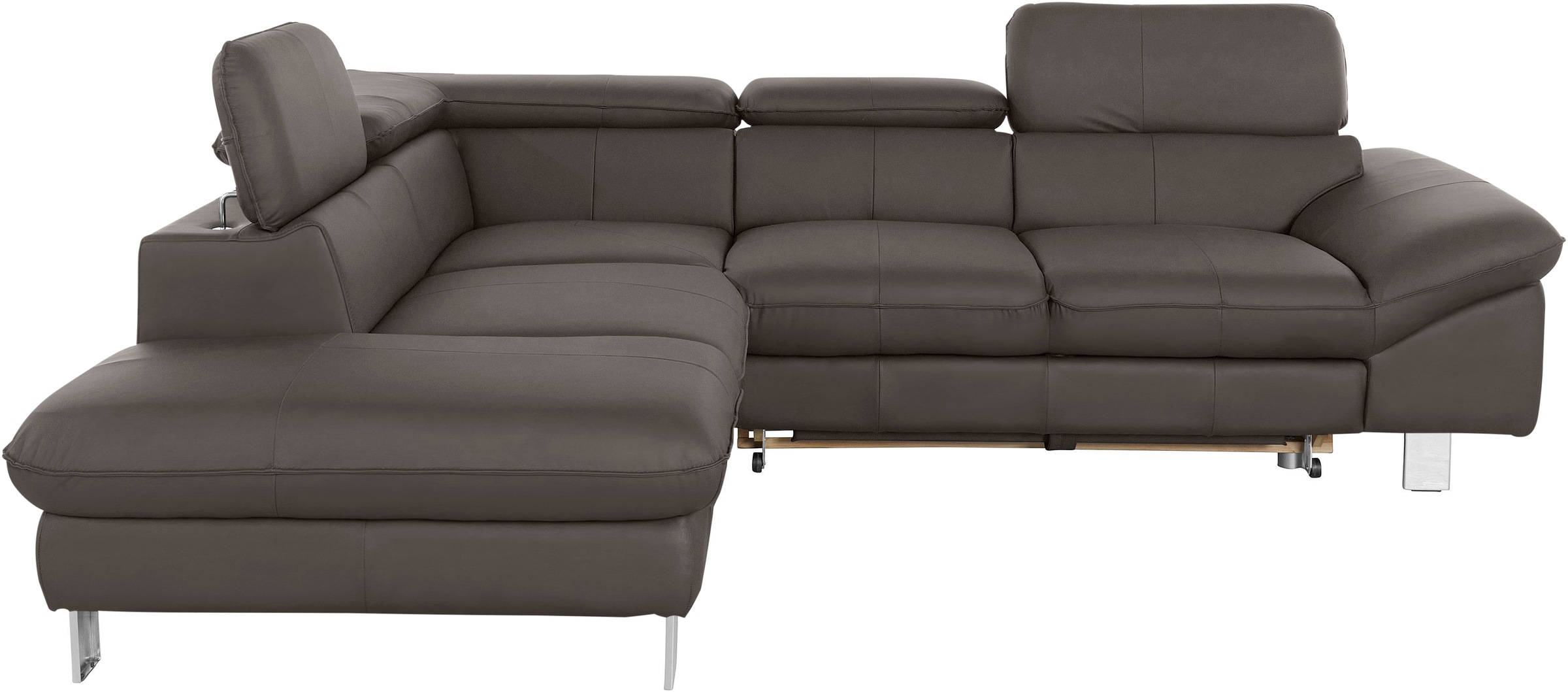 COTTA Ecksofa »Driver L-Form«, mit Kopfteilverstellung, wahlweise mit Bettfunktion & Bettkasten