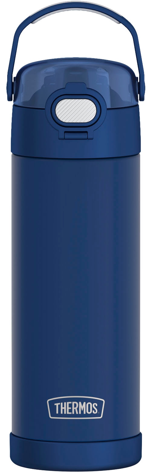 THERMOS Isolierflasche »FUNTAINER Water Bottle, doppelwandiger Edelstahl, spülmaschinenfest« 0,47l, 12h kalt, mit dichschließendem Push Button Lid