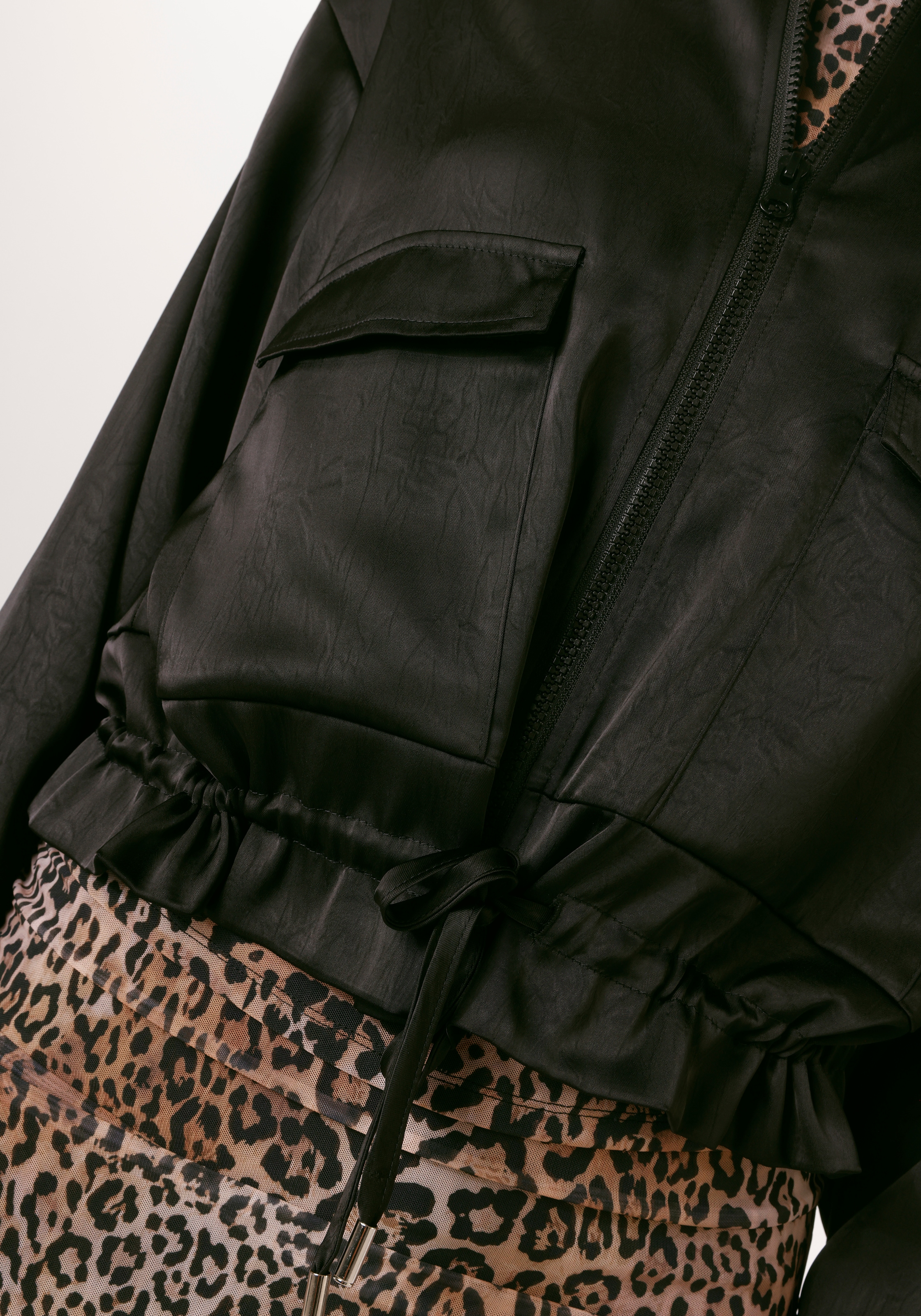 Aniston CASUAL Blouson mit Tunnelzug im Saum - NEUE KOLLEKTION