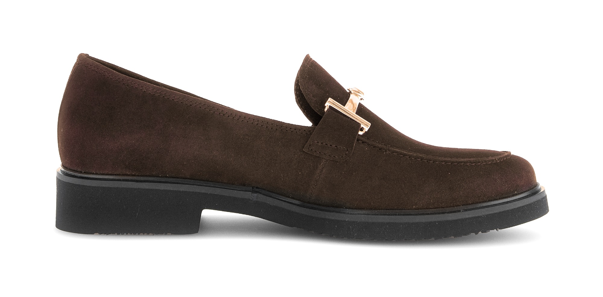 Gabor Loafer, Blockabsatz, Slipper, Businessschuh mit edler Zierspange-