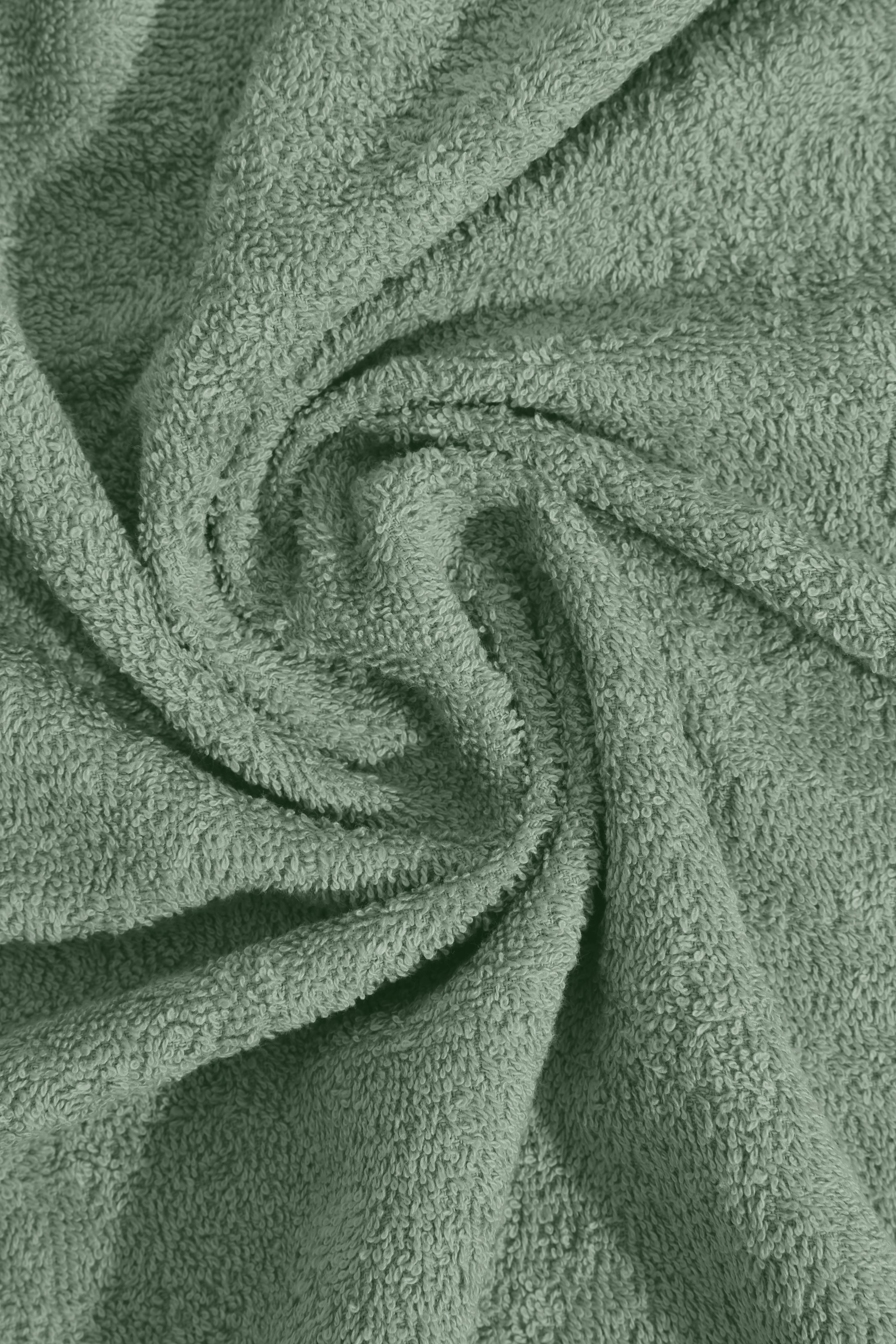 my home Handtücher »Juna, als Set und Serie erhältlich, 8 Handtücher, 50x100cm«, (8 St., 8er Set Handtücher 50 x 100 cm), 8-tlg. Handtuch-Set, 100% Baumwolle, mit Bordüre, Uni-Farben, weich