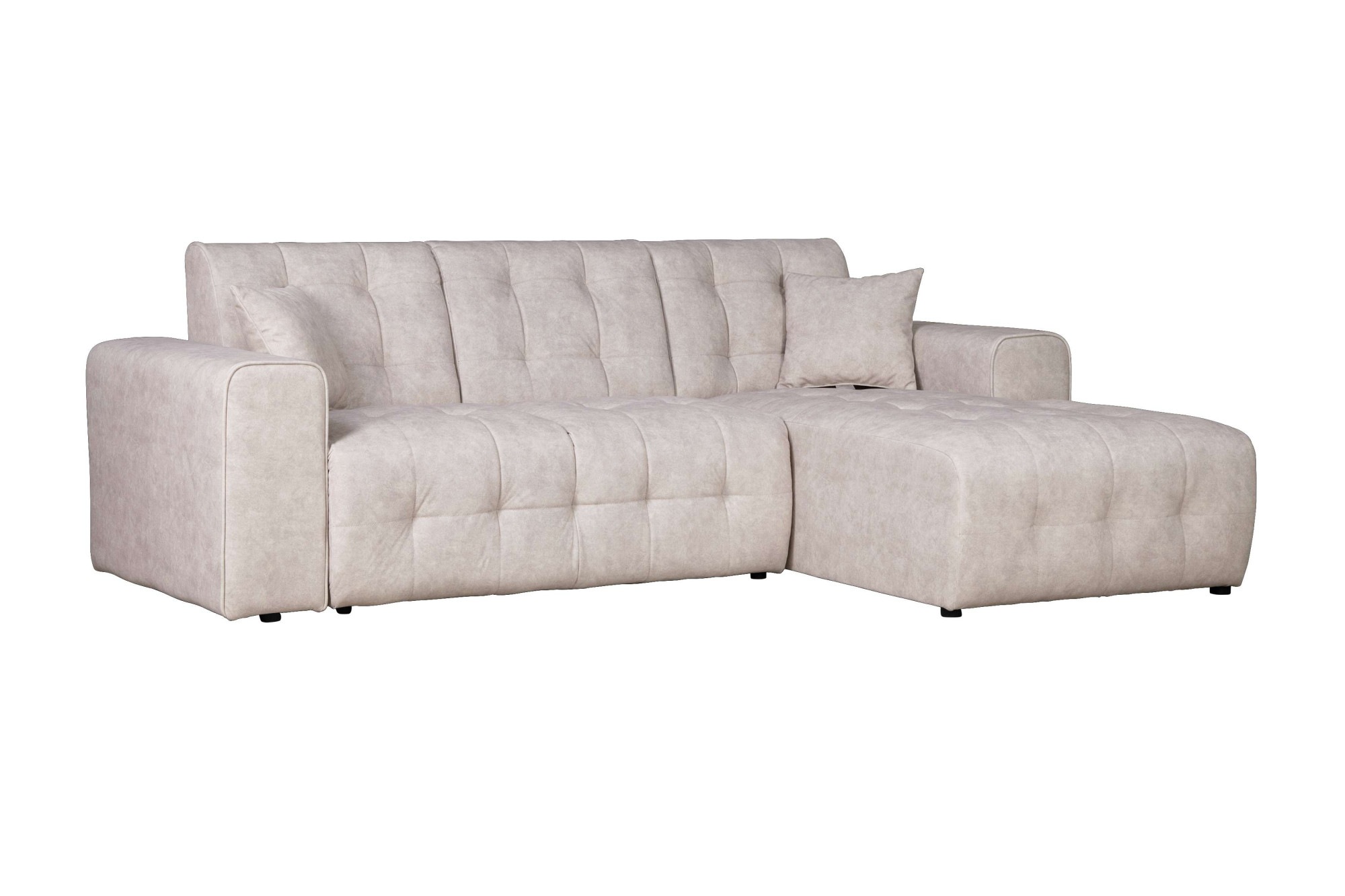 Home affaire Ecksofa »Nosia L-Form«, incl. 2 Zierkissen, mit feiner Steppung