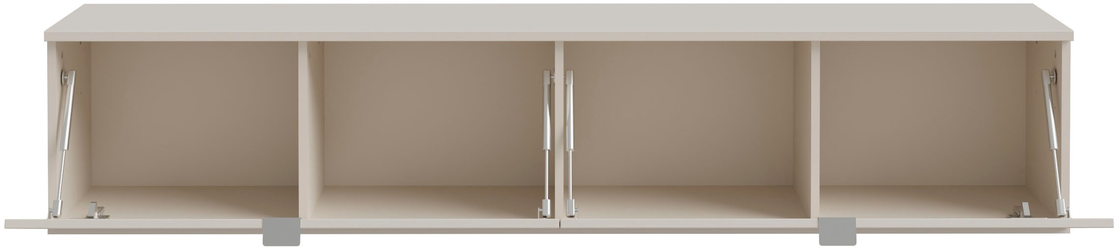 FORTE Lowboard »LibertadTV-Board, TV-Schrank«, großes TV Board, erweiterbar, Wandmontage, Metallgriff