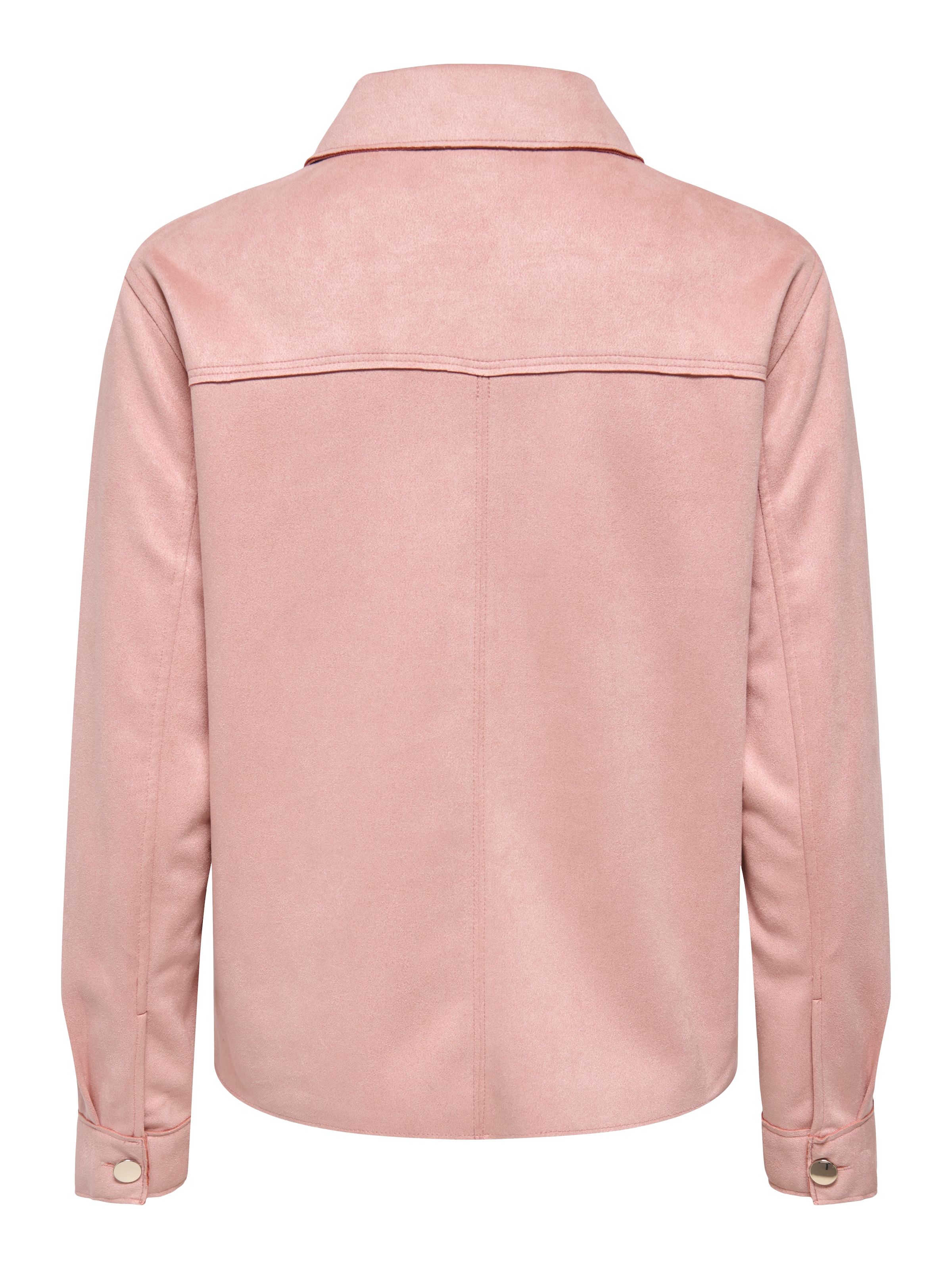 ONLY Hemdbluse »ONLMIRA L/S FAUX SUEDE SHIRT PNT« Materialmix, regular fit