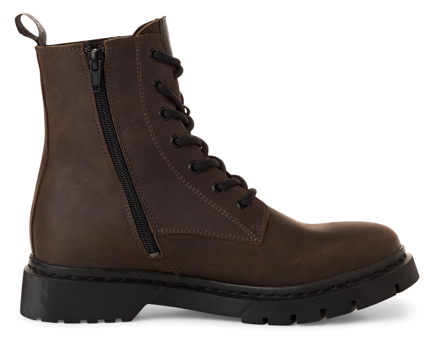 Tamaris Winterboots, Blockabsatz, Schnürboots, Winterstiefelette, T-Logo an der Zunge