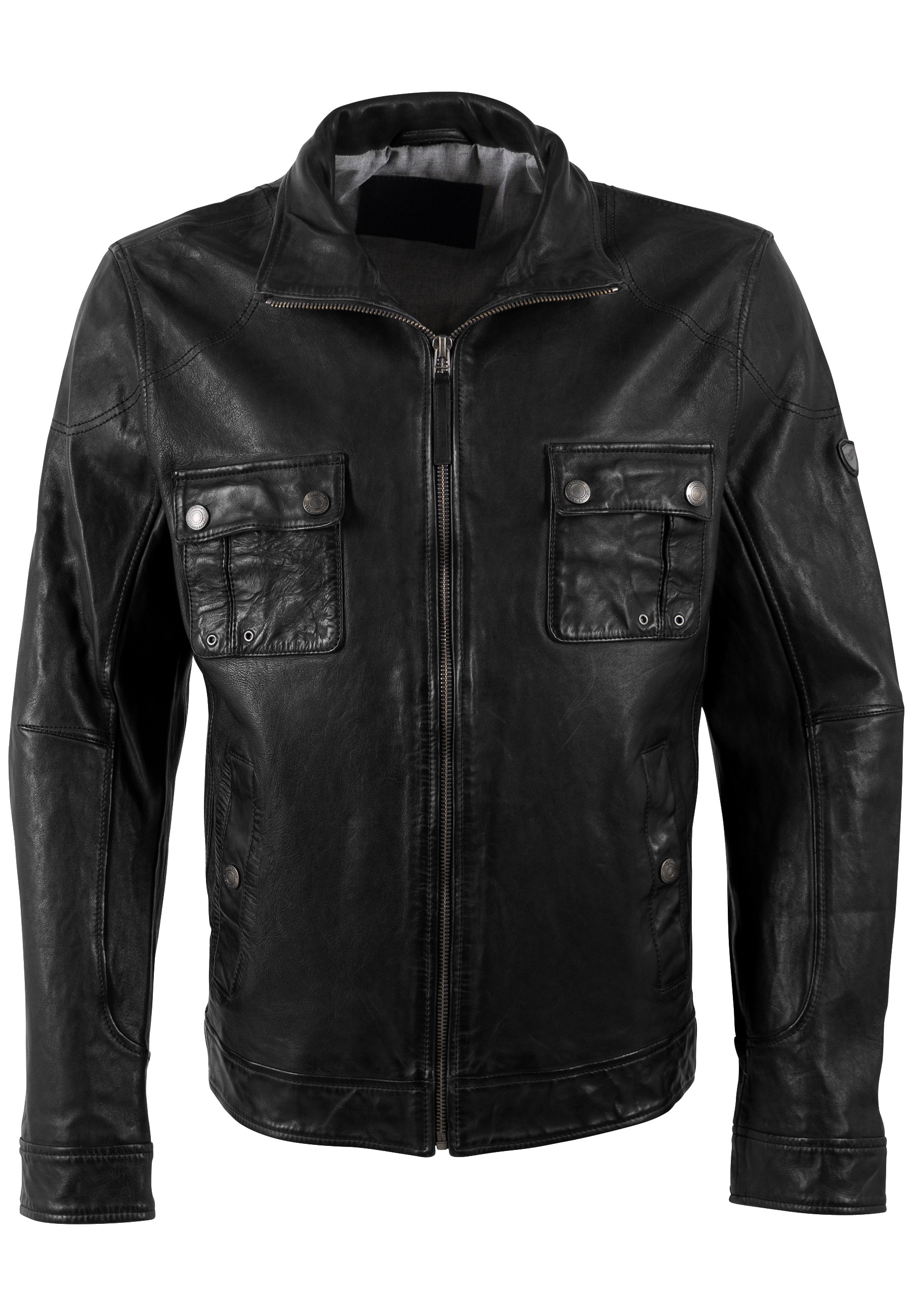 Mauritius Lederjacke »MMJorric« mit aufgesetzten Brusttaschen