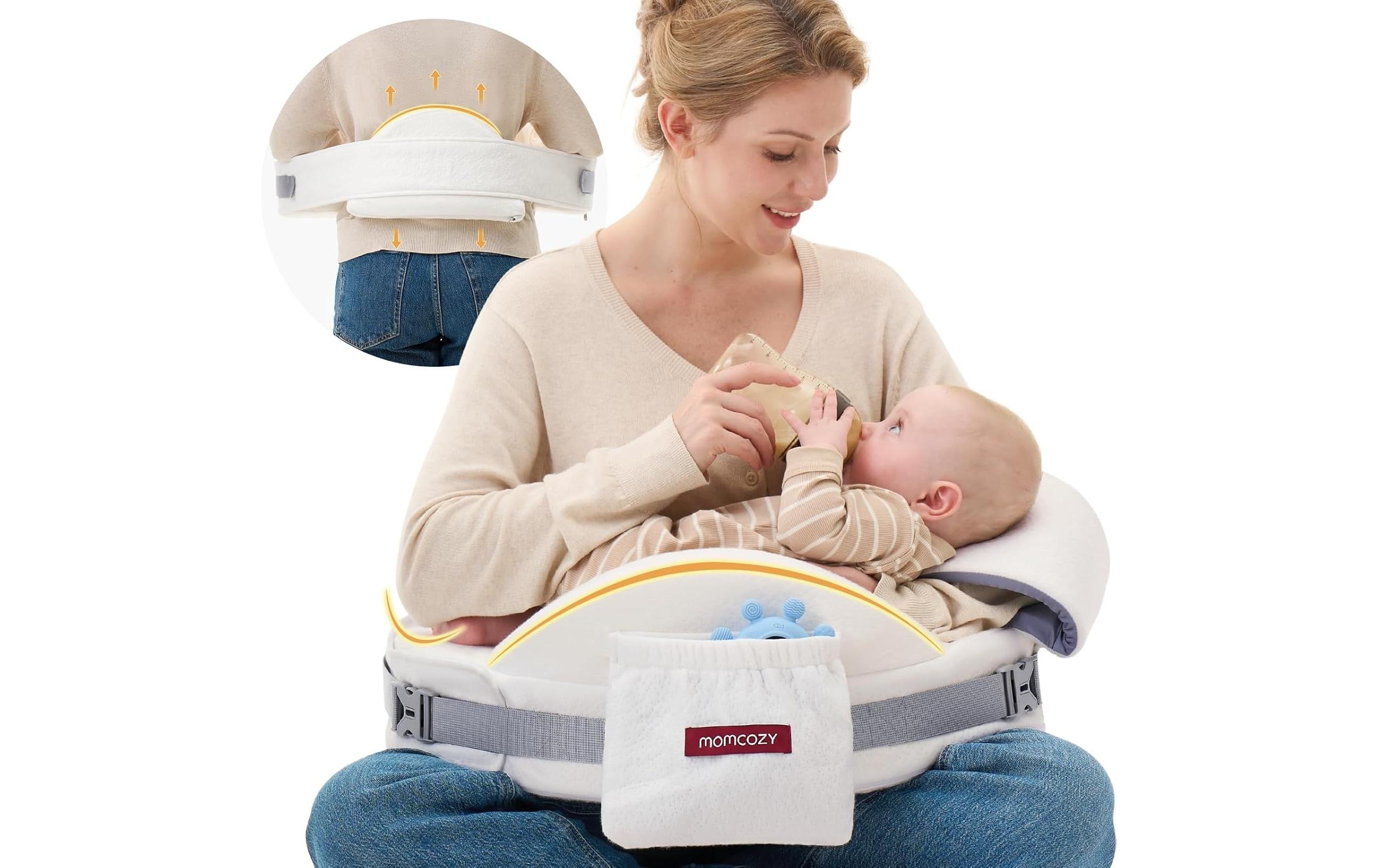 Momcozy Stillkissen »CozyPro Schaumstoff Textil 57.4 x 36.8 cm«