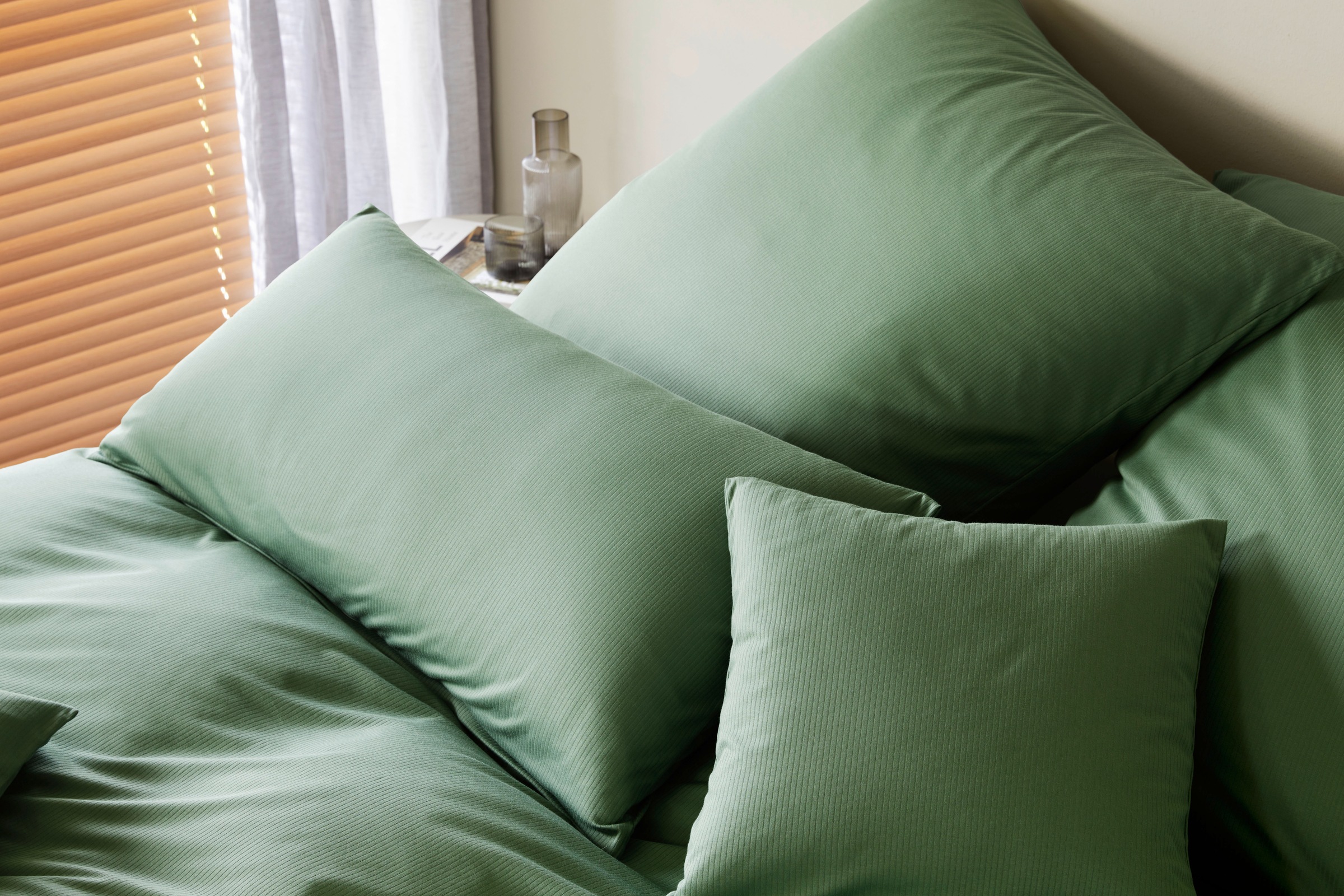 Elegante Bettwäsche »Cord Jersey« 2 Stk. tlg. angenehmes Hautgefühl