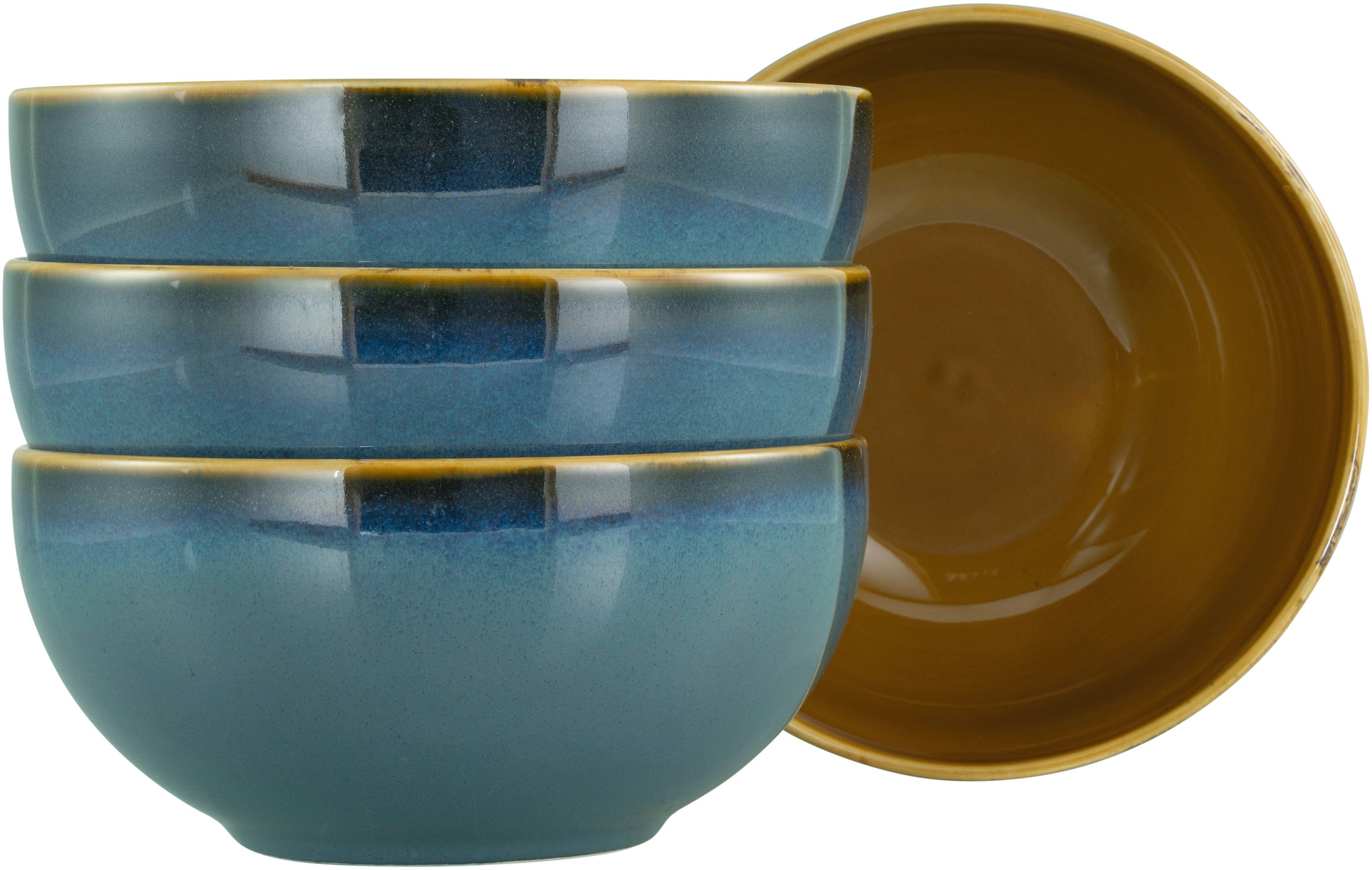 CreaTable Schale »Mallorca, Buddha Bowl 4-tlg« 4 Stk. aus Steinzeug Spezial günstig online kaufen