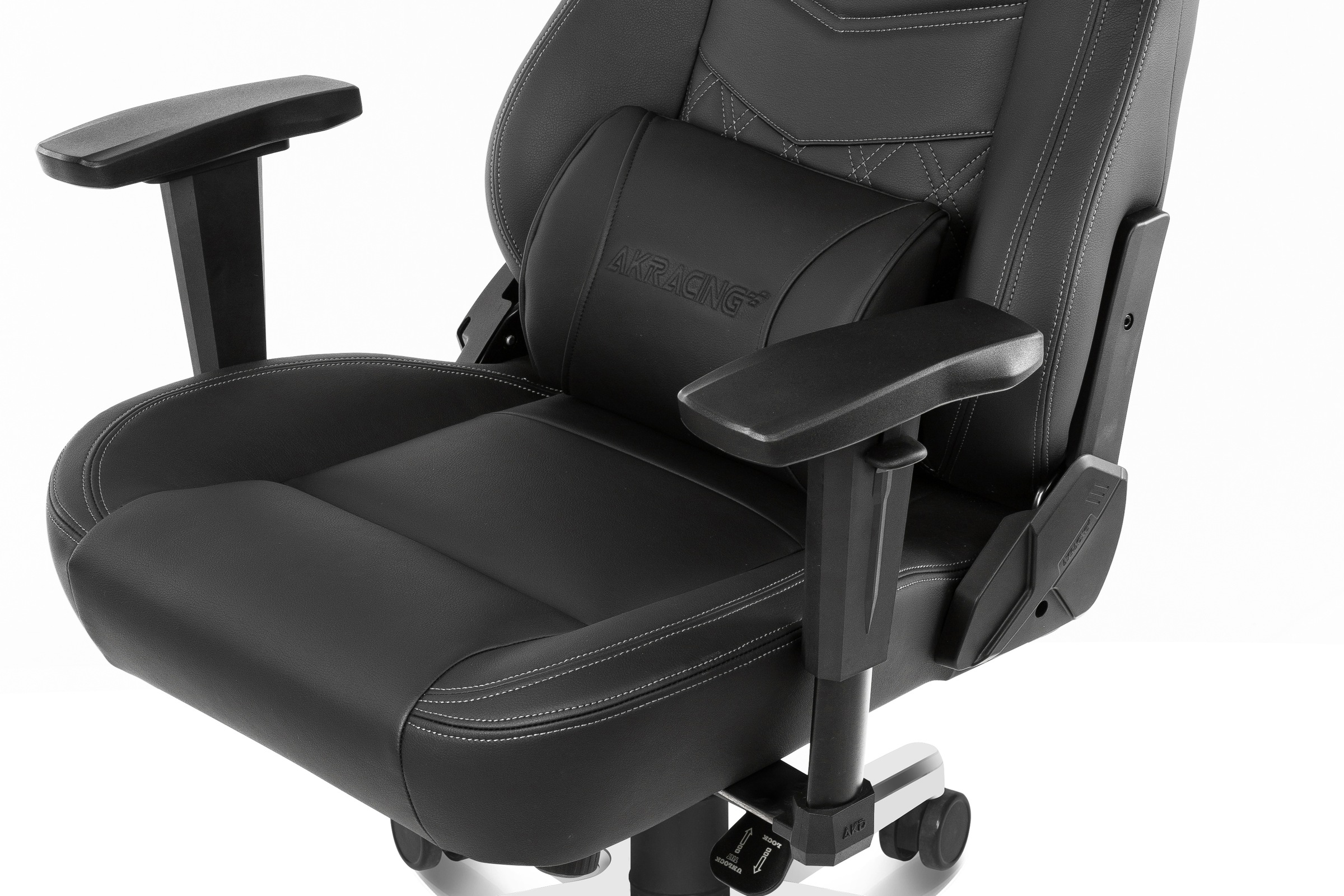 7. Bild von AKRacing Gaming-Stuhl »Office Onyx Deluxe«, Kunstleder-Echtleder, ergonomisch, höhenverstellbar Schreibtischstuhl