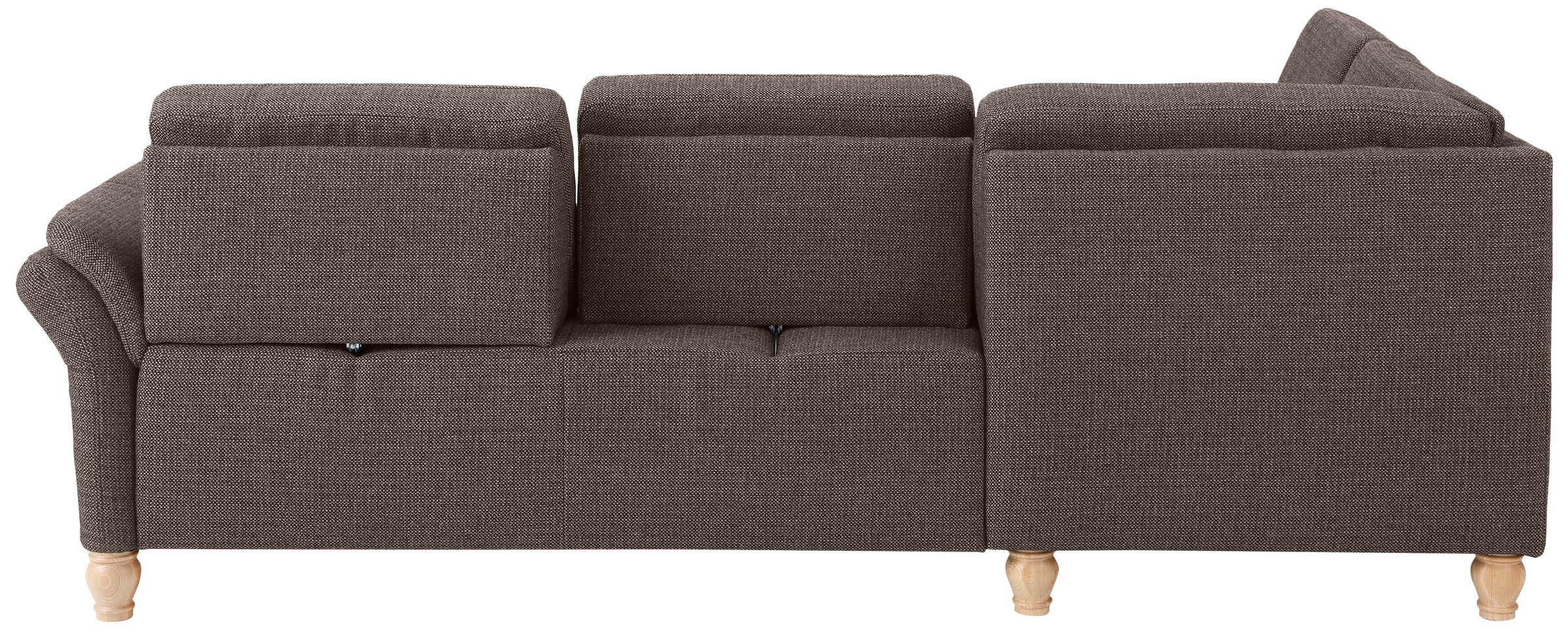 Home affaire Ecksofa »Palace L-Form«, incl. Sitztiefenverstellung, wahlweise mit Bettfunktion und Stauraum