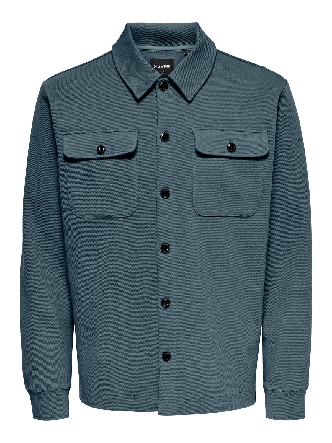 ONLY & SONS Langarmhemd »ONSNEWKODYL OVERSHIRT SWEAT NOOS«