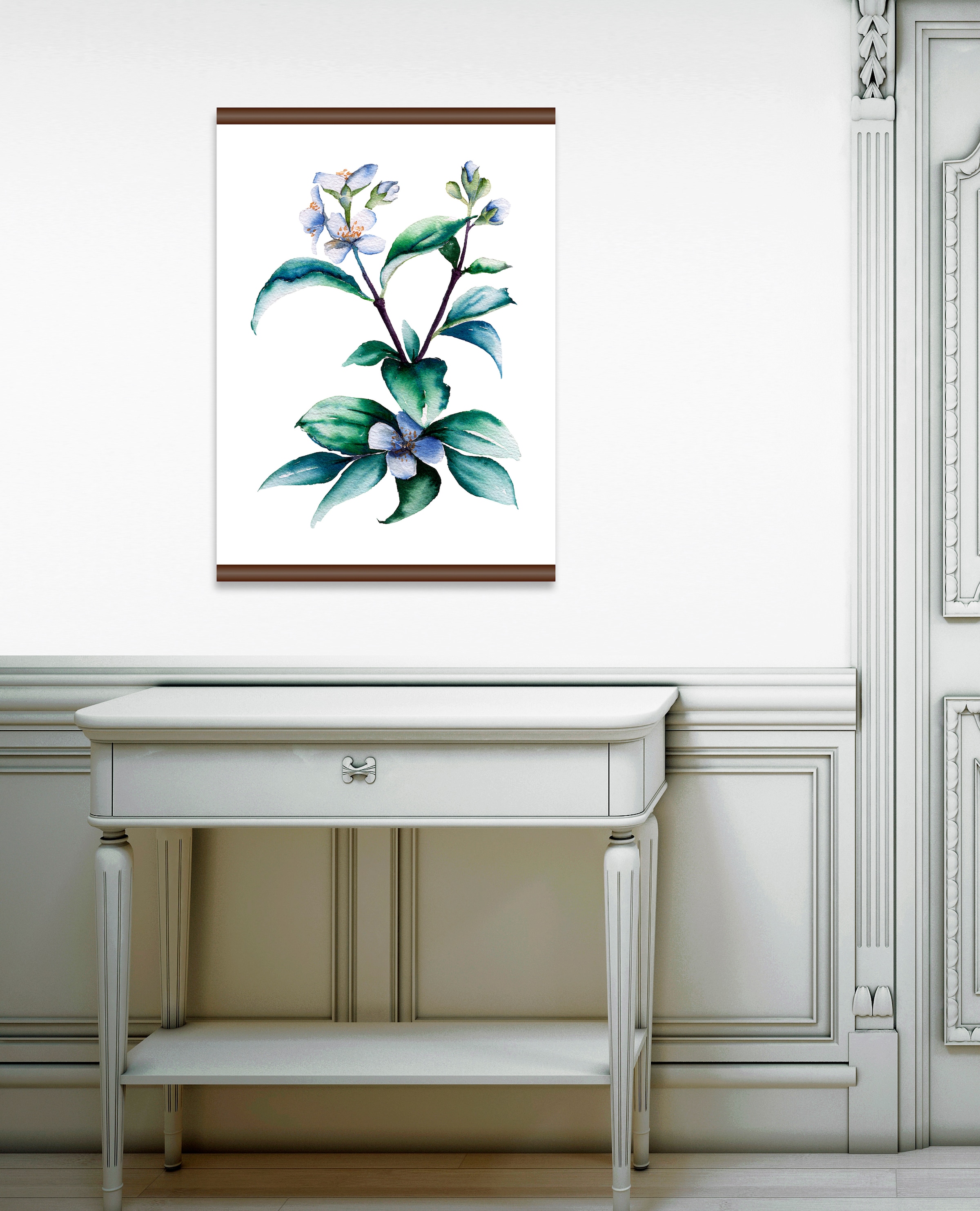 queence Leinwandbild »Lila Pflanze«, 50x70 cm online bestellen