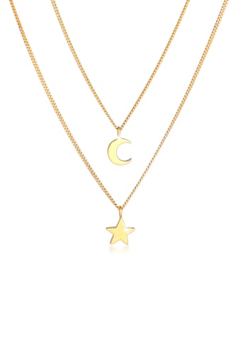 Elli Gliederkette »Layer Stern Mond Astro 925 Silber« kaufen