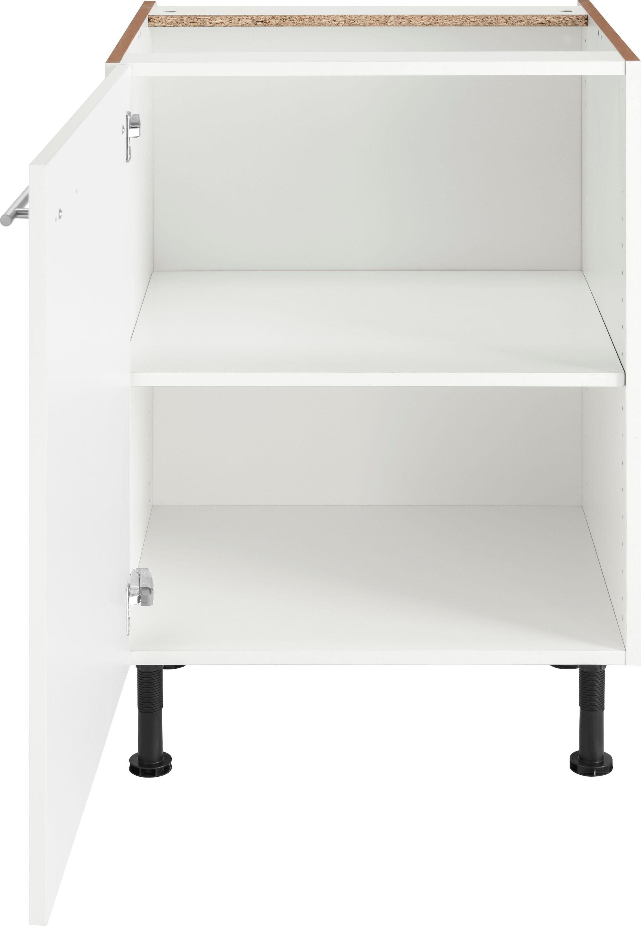 OPTIFIT Unterschrank »Bern«, 60 cm breit, mit 1 Tür mit höhenverstellbaren Füßen, mit Metallgriff