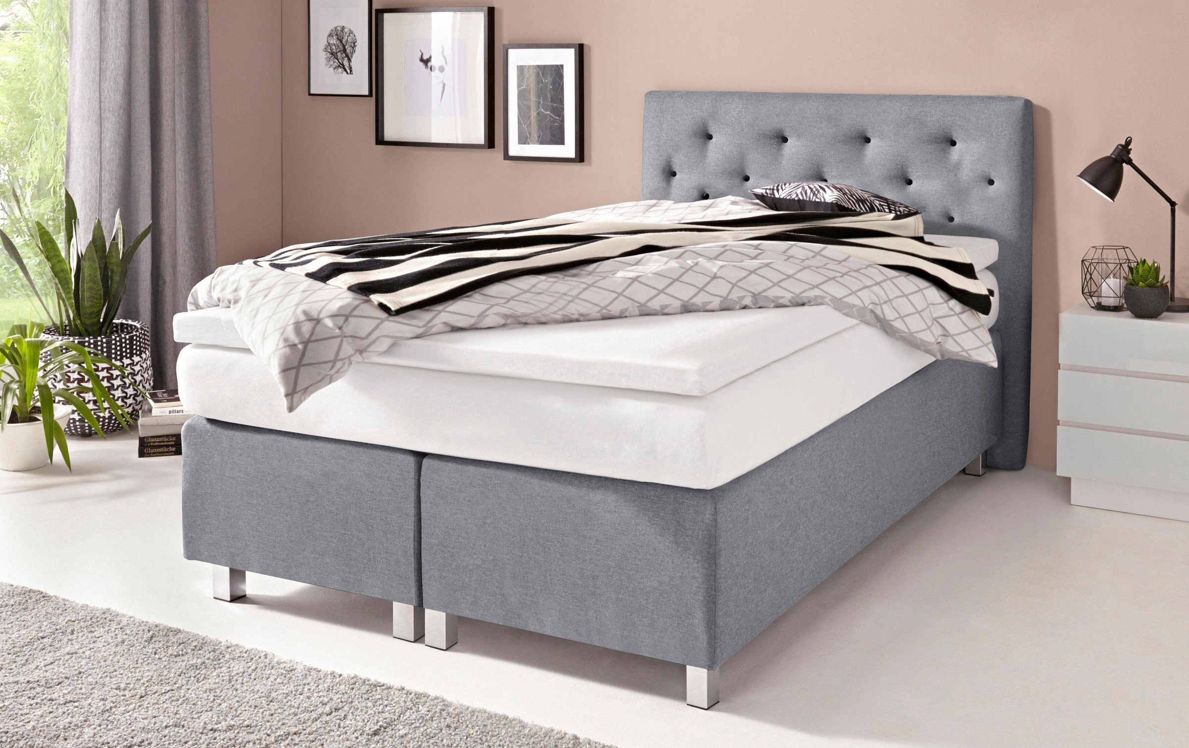 Westfalia Schlafkomfort Boxspringbett in diversen Ausführungen günstig online kaufen