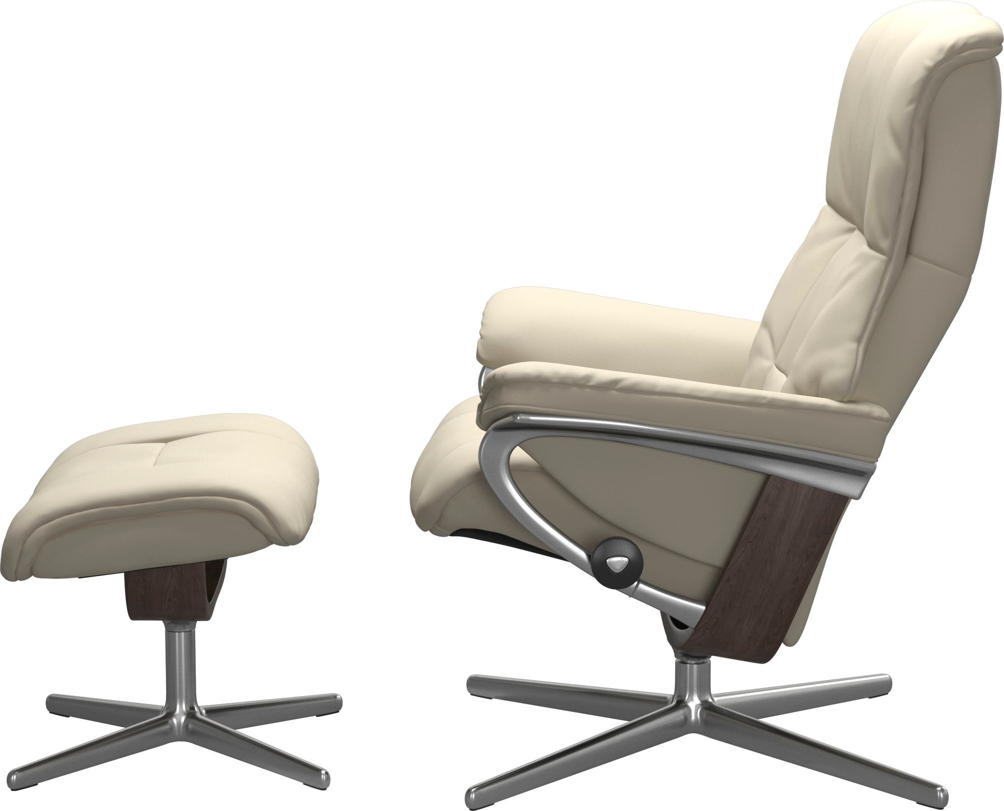 Stressless® Fußhocker »Mayfair«, mit Cross Base, Größe S, M & L, Holzakzent Wenge