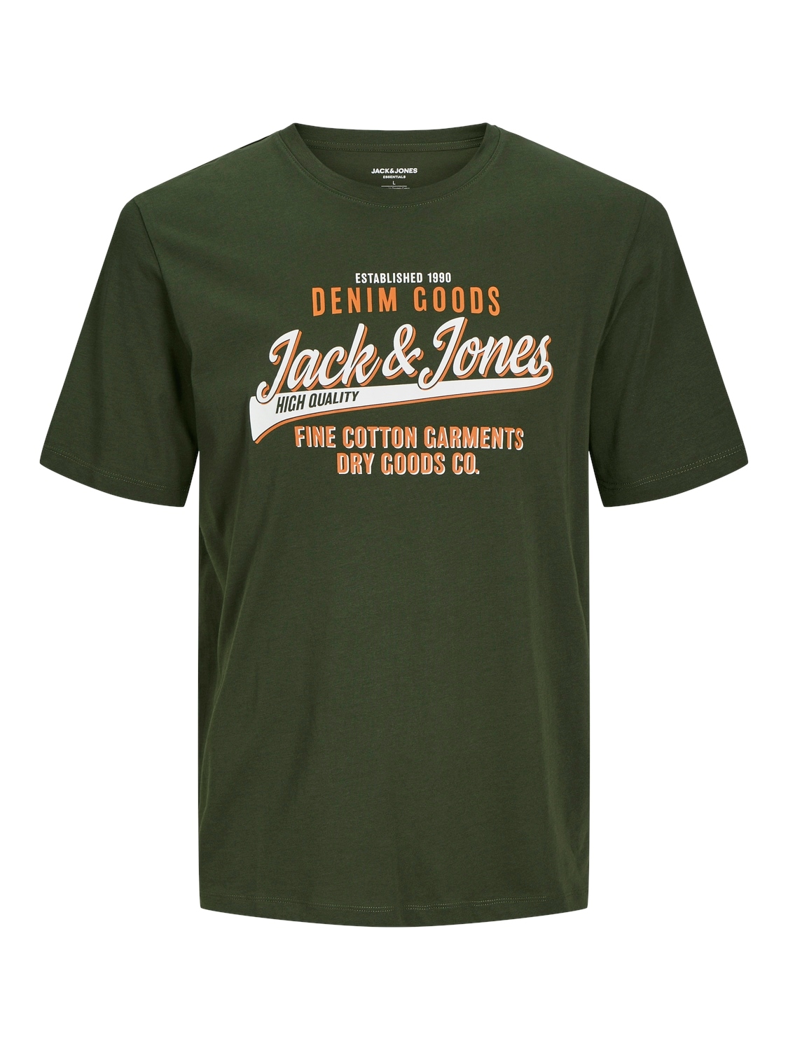 Jack & Jones PlusSize T-Shirt »JJELOGO TEE SS O-NECK 2 COL AW24 S PLS«, mit Frontprint