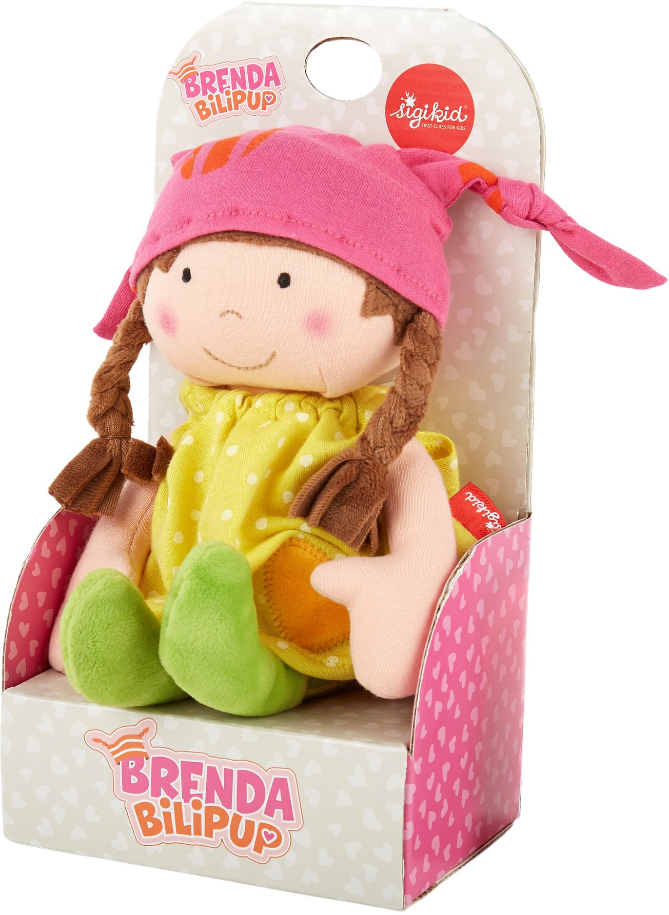 Sigikid Stoffpuppe »Brenda Bilipup, gelb«