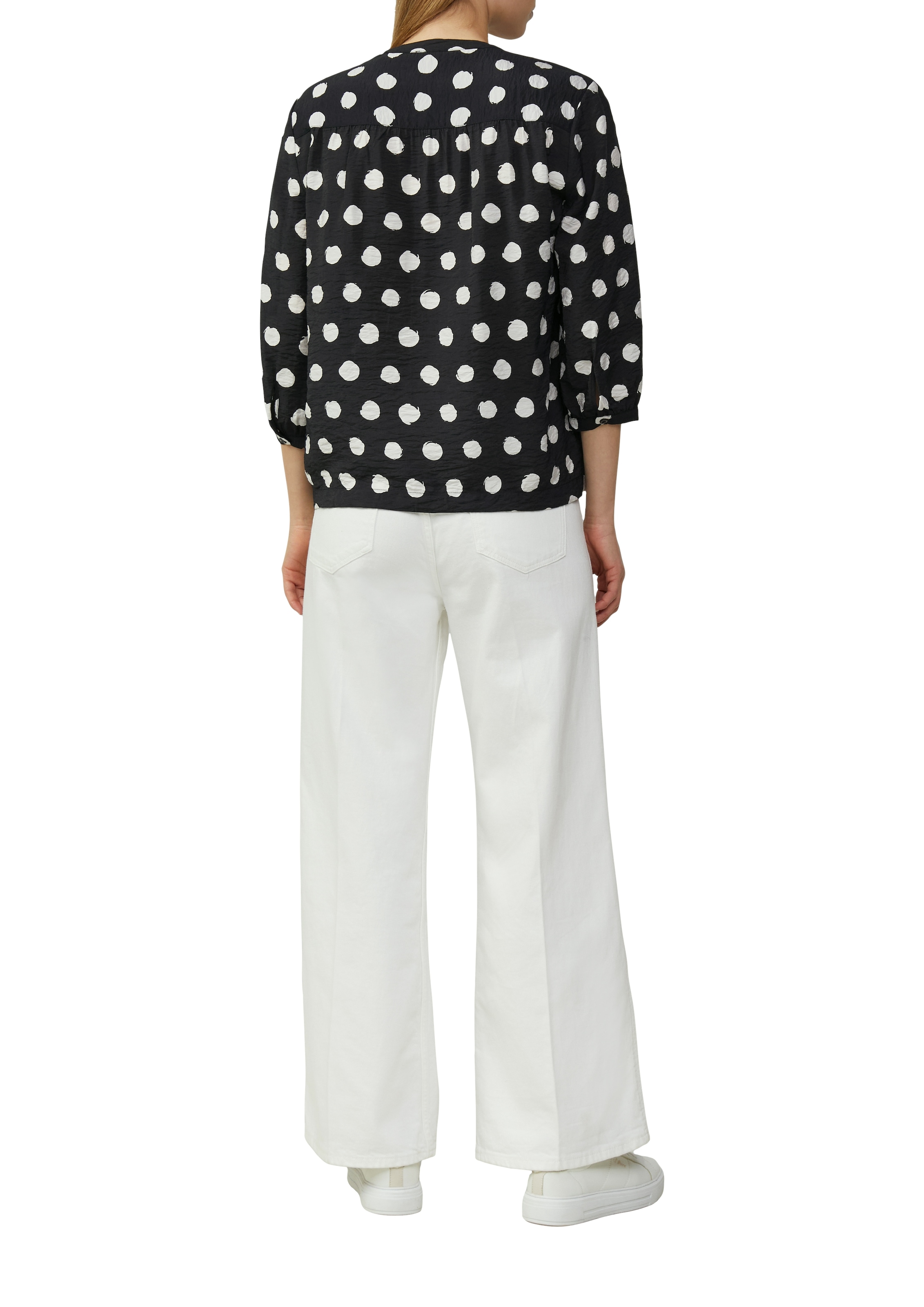 s.Oliver Hemdbluse, im Tunika-Stil und mit Muster