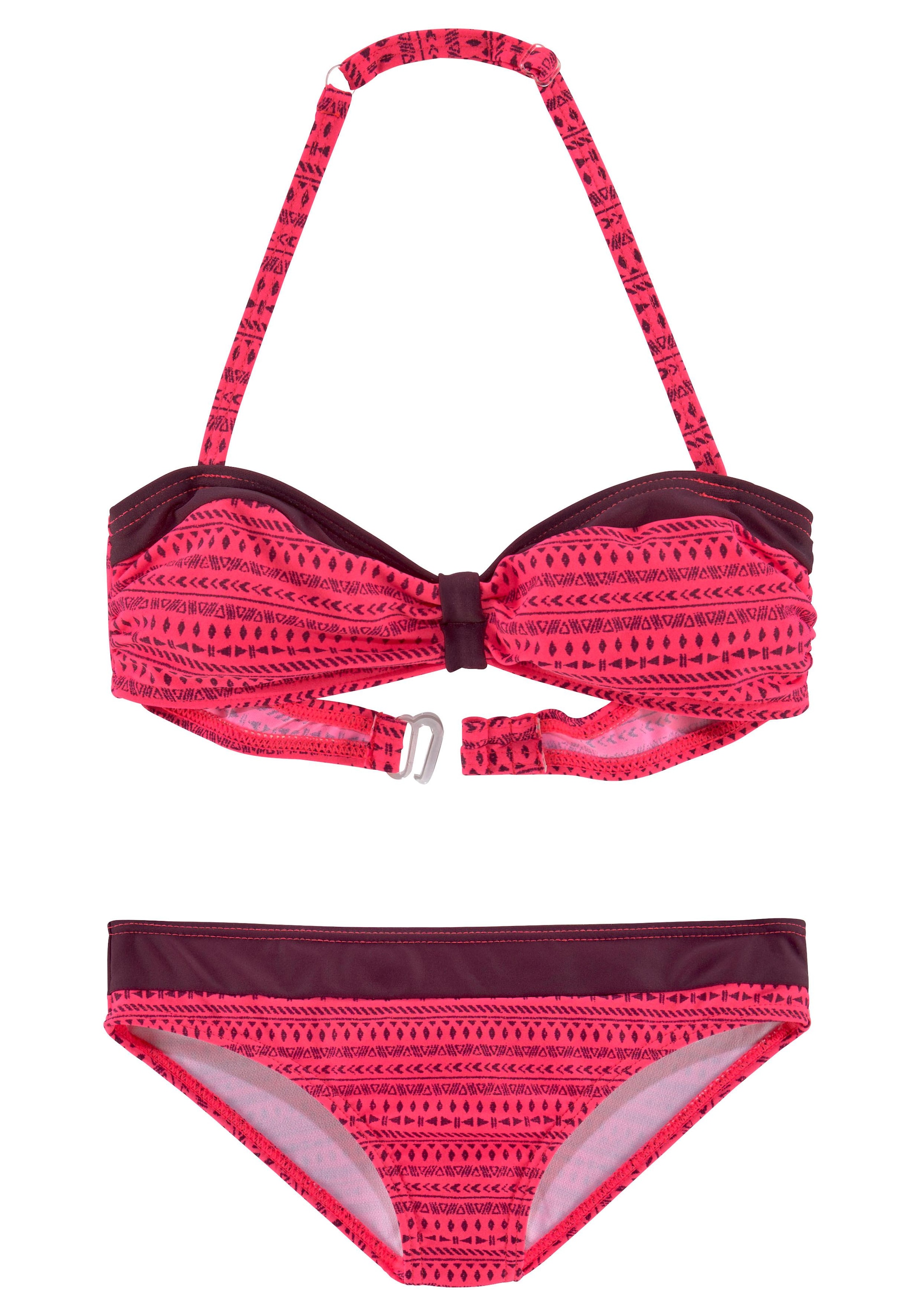 Bild von Buffalo Bandeau-Bikini, mit Kontrasteinsätzen