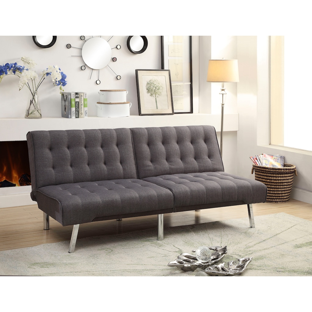 ATLANTIC home collection Sofa »Pierre«, mit verstellbarer Rückenlehne, mit Wellenunterfederung