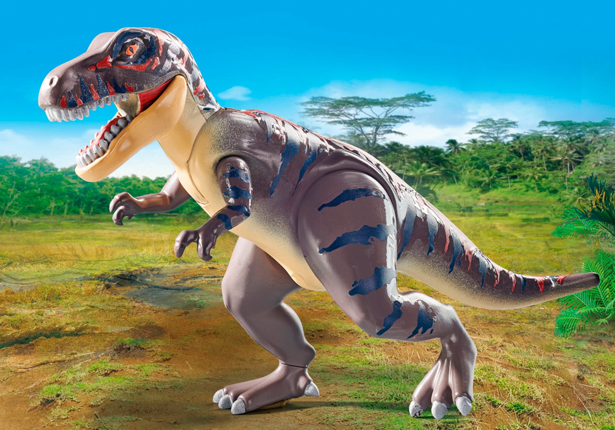 Playmobil® Konstruktions-Spielset »T-Rex-Spurensuche (71524), Dinos«, (46 St.), Made in Europe