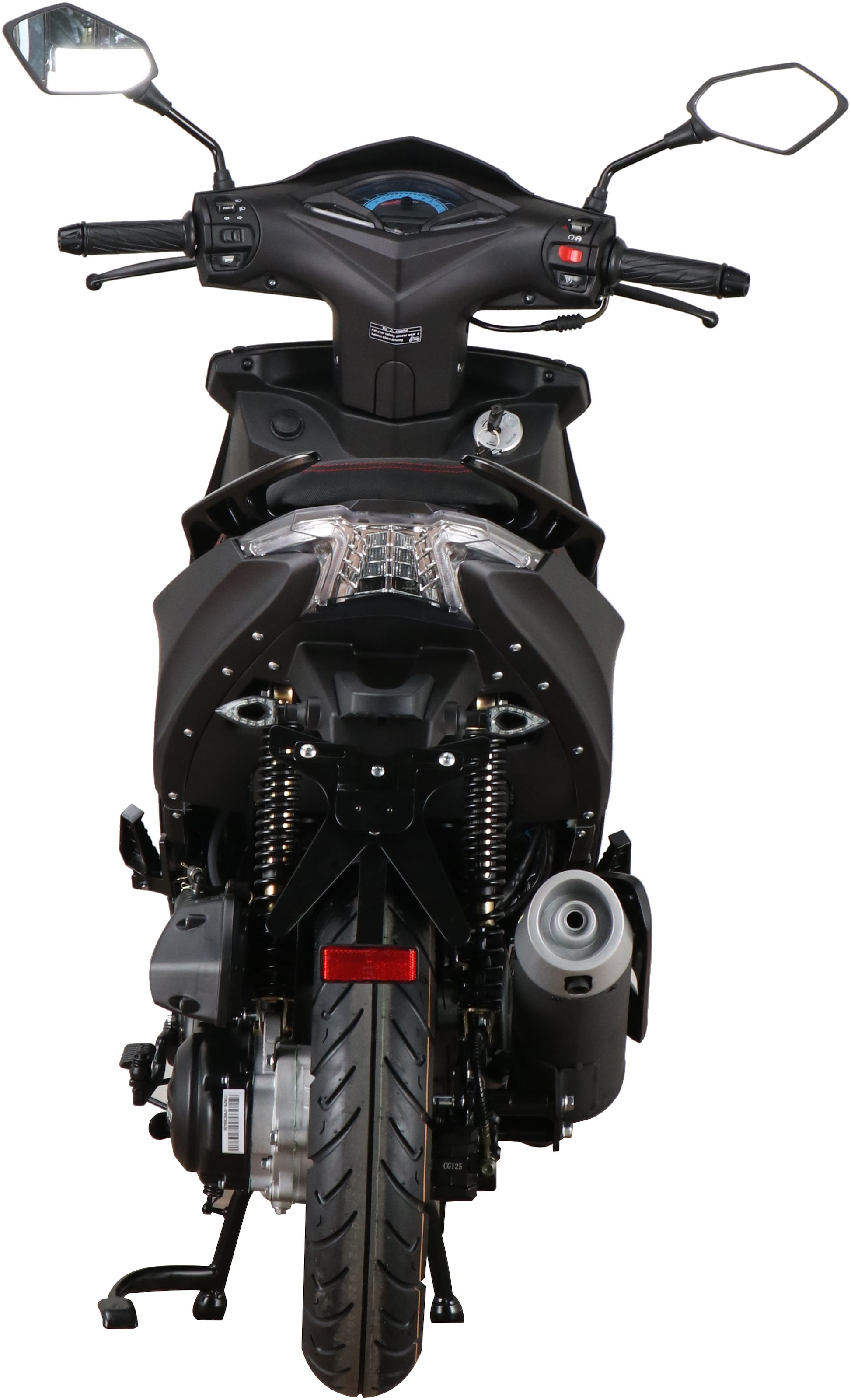GT UNION Motorroller »Striker 25«, 49,5 cm³, 25 km/h, Euro 5, 2,7 PS, Luftgekühlter Motor