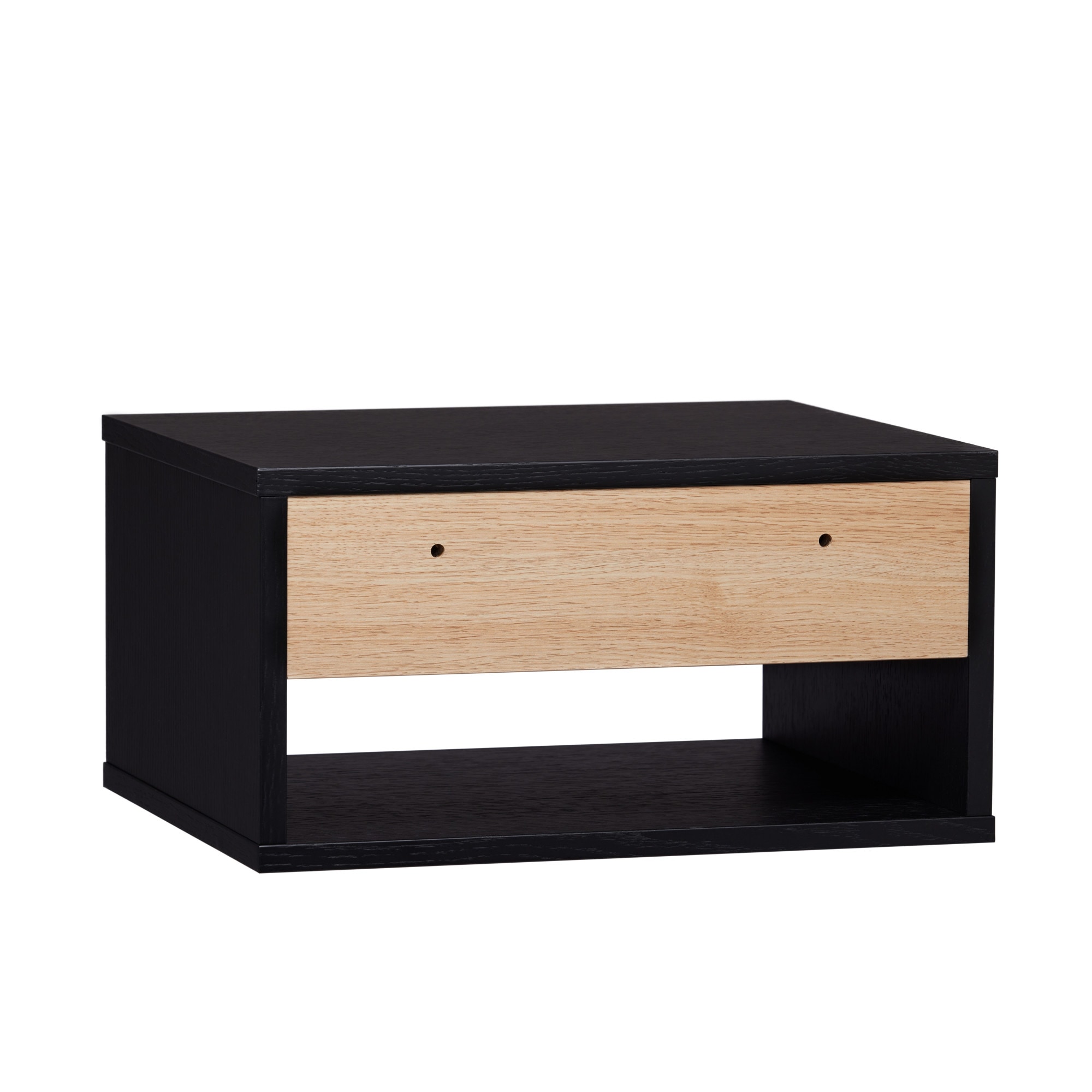 Woodman Nachttisch »Stripe Nako, Nachtkommode«, mit Echtholzfurnier aus Eiche, Breite 42, 8 cm, mit 1 Schublade