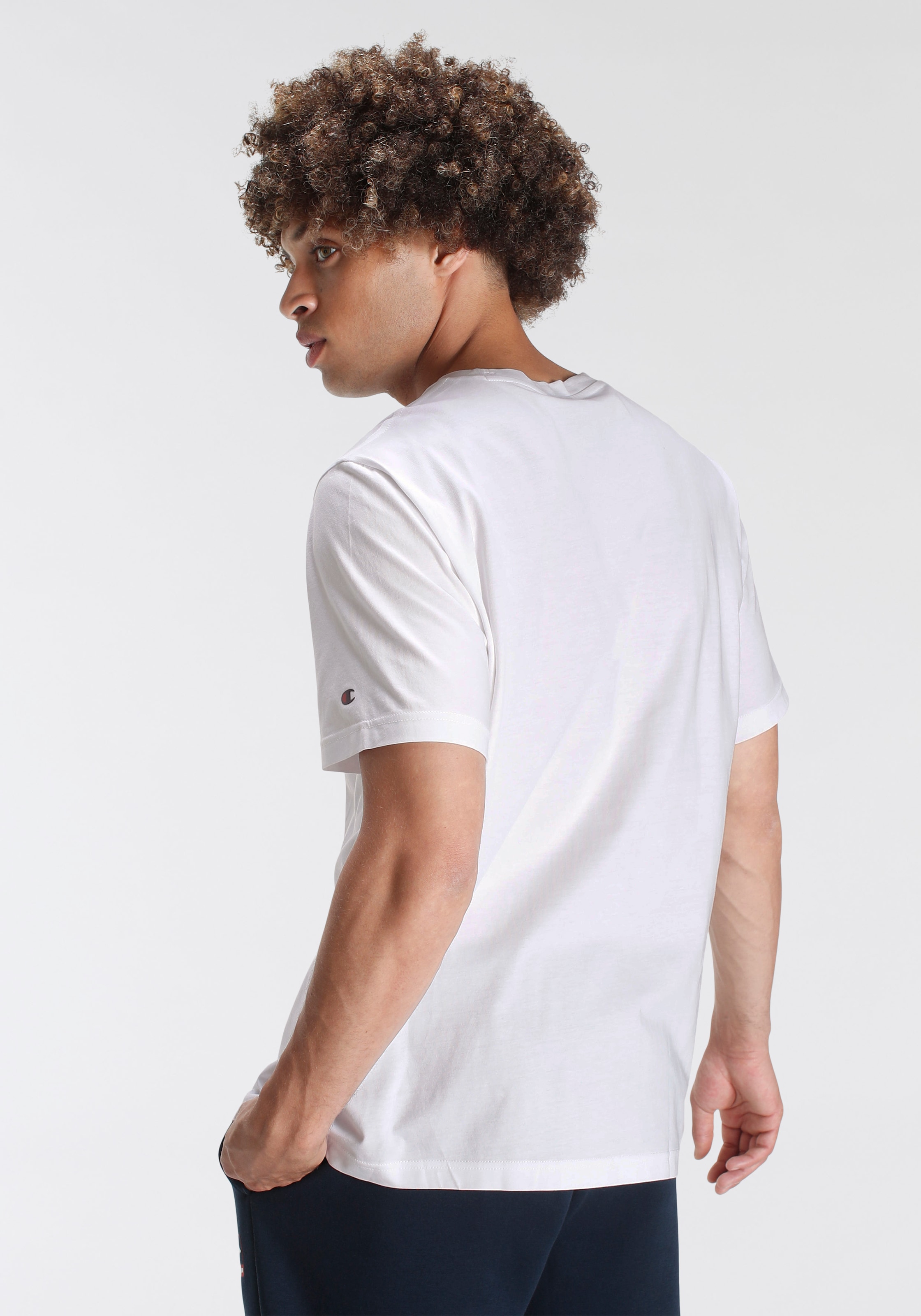 Champion T-Shirt, (Packung, 2 tlg.), Basic Shirt, Doppelpack