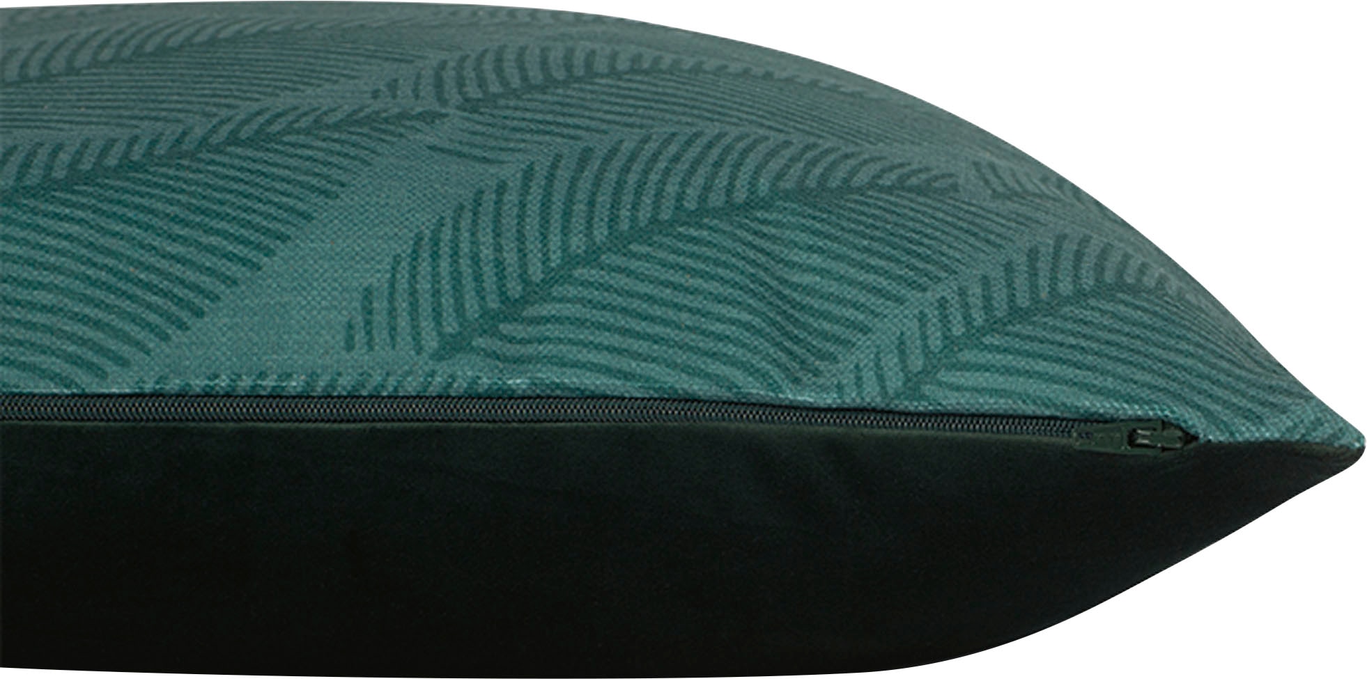 TOM TAILOR HOME Dekokissen »Ribbed Leaves«, für tropisches Wohnambiente, Kissenhülle ohne Füllung, 1 Stück