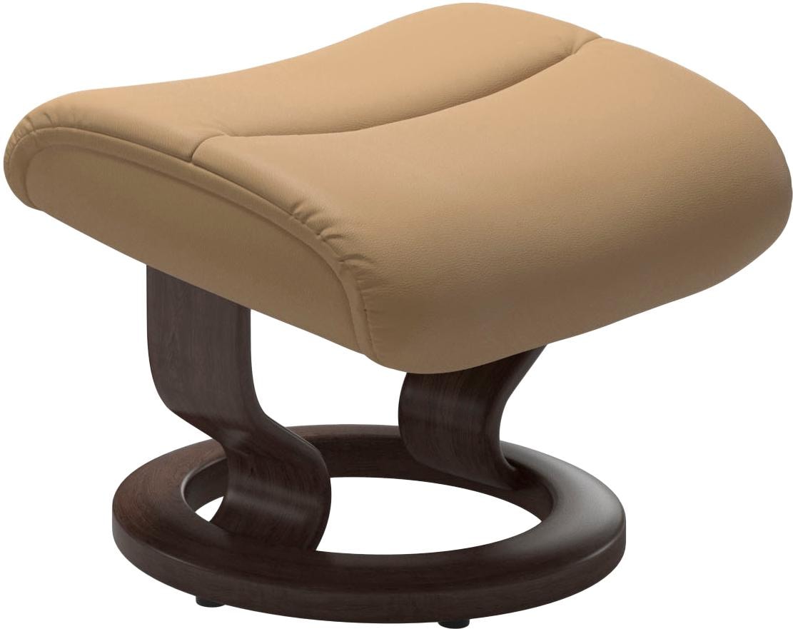 Stressless® Relaxsessel »View«, (Set, Relaxsessel mit Hocker), mit Classic Base, Größe S,Gestell Wenge